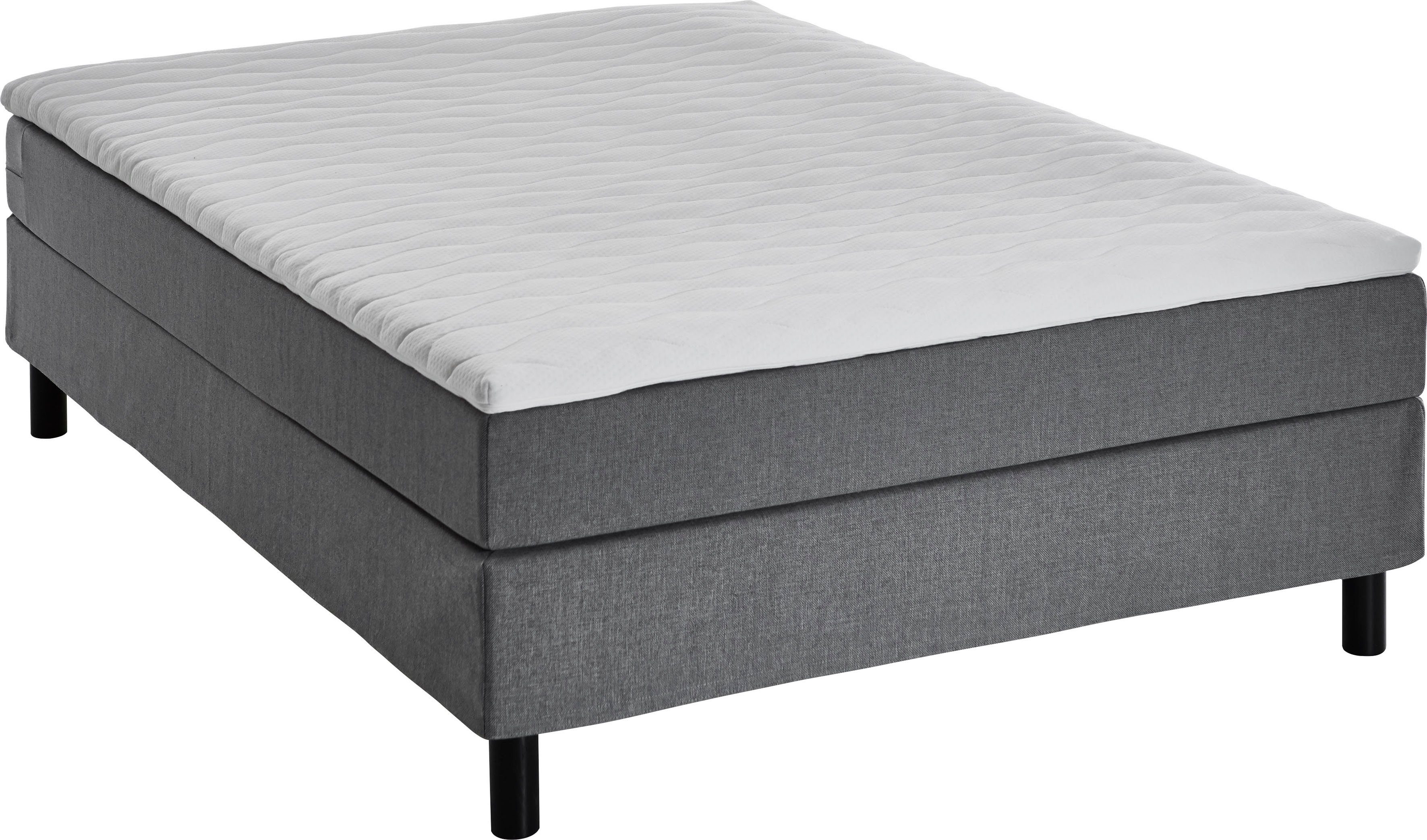 ATLANTIC home collection Boxspring Happy zonder hoofdbord, met topmatras, naar keuze met of zonder beddengoed