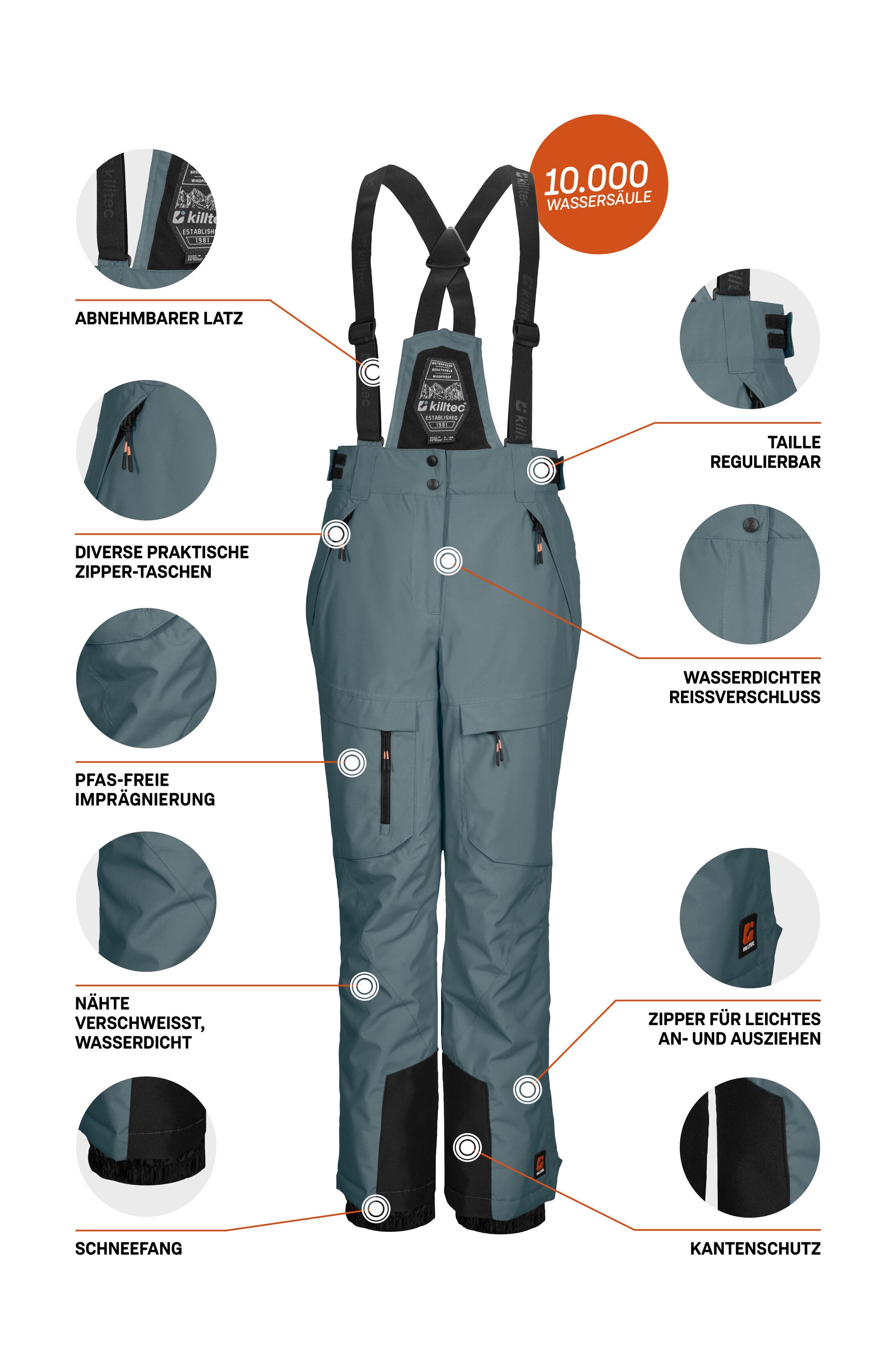 Killtec Skibroek KSW 204 BYS SKI PNTS