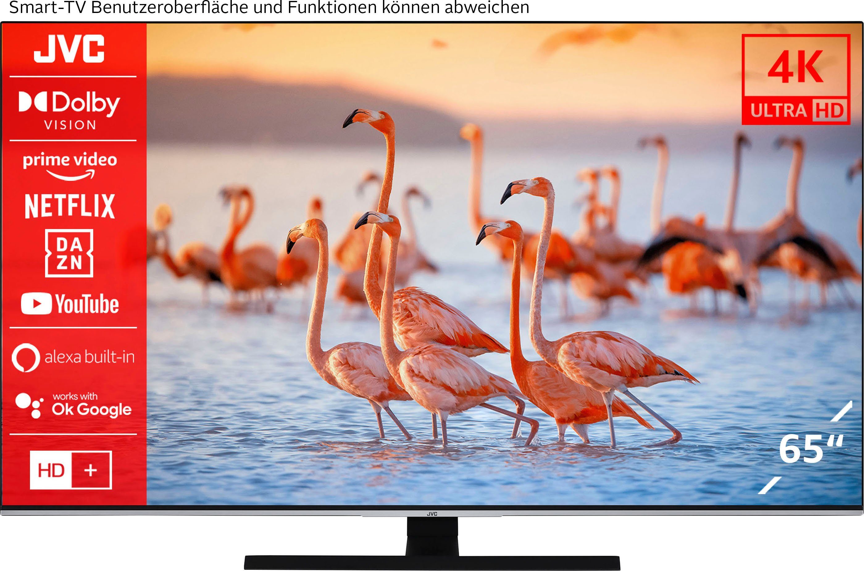 JVC Led-TV LT-65VU8156, 164 cm / 65 ", 4K Ultra HD, Smart TV