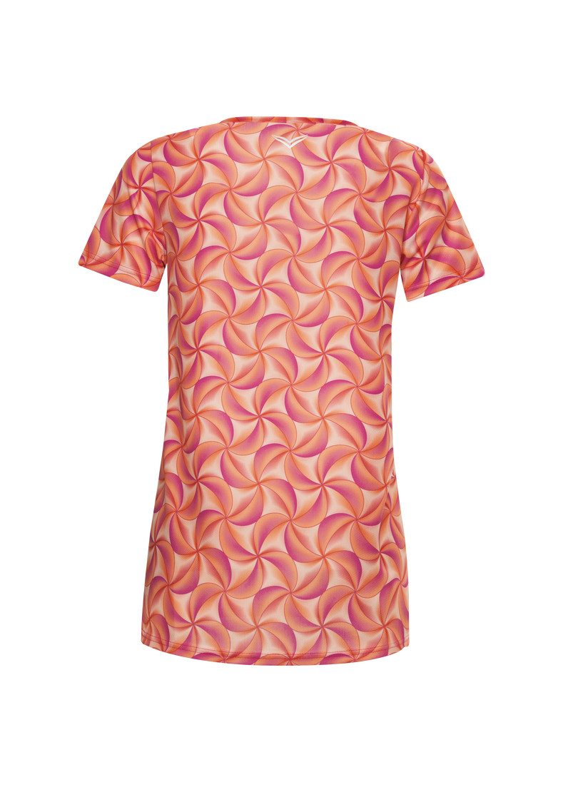 Trigema T-shirt TRIGEMA sport T-shirt met modieuze all-over print (1-delig)