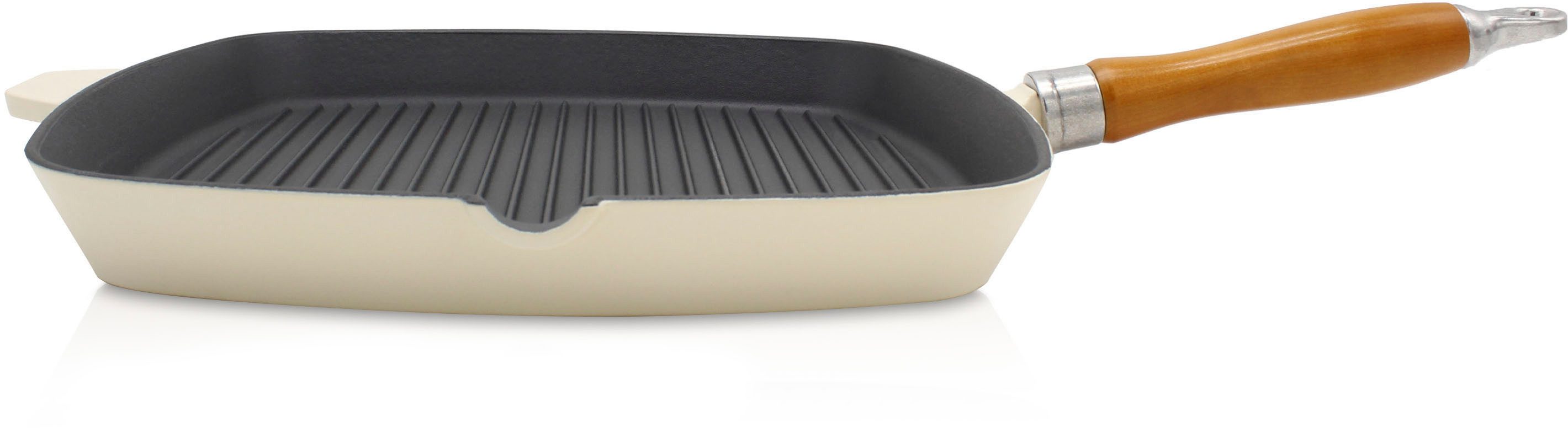 Krüger Steakpan Gietijzeren grill-- steakpan SAVANNA, 28 x 28 cm (1-delig)