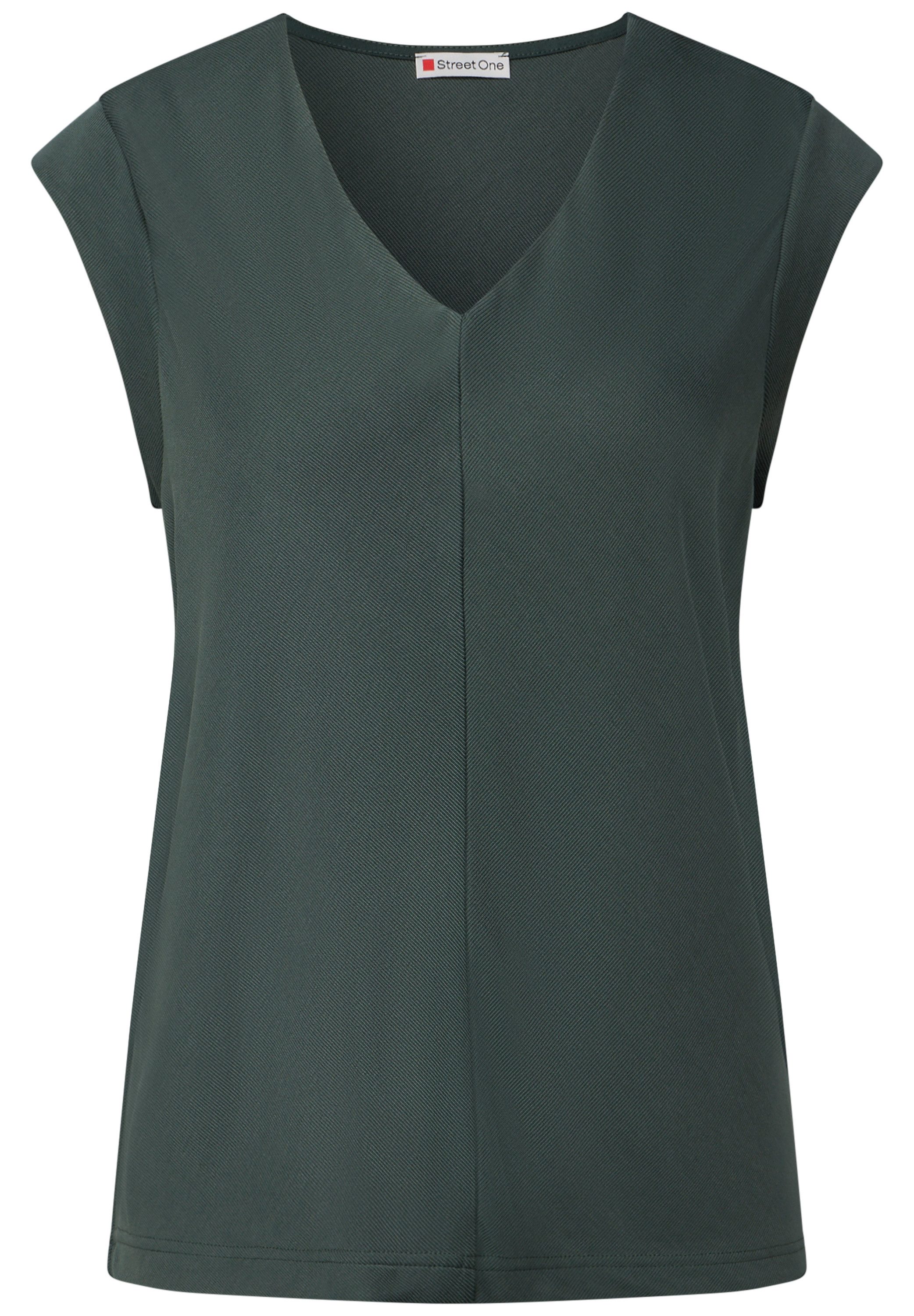 STREET ONE Shirttop in silk-look