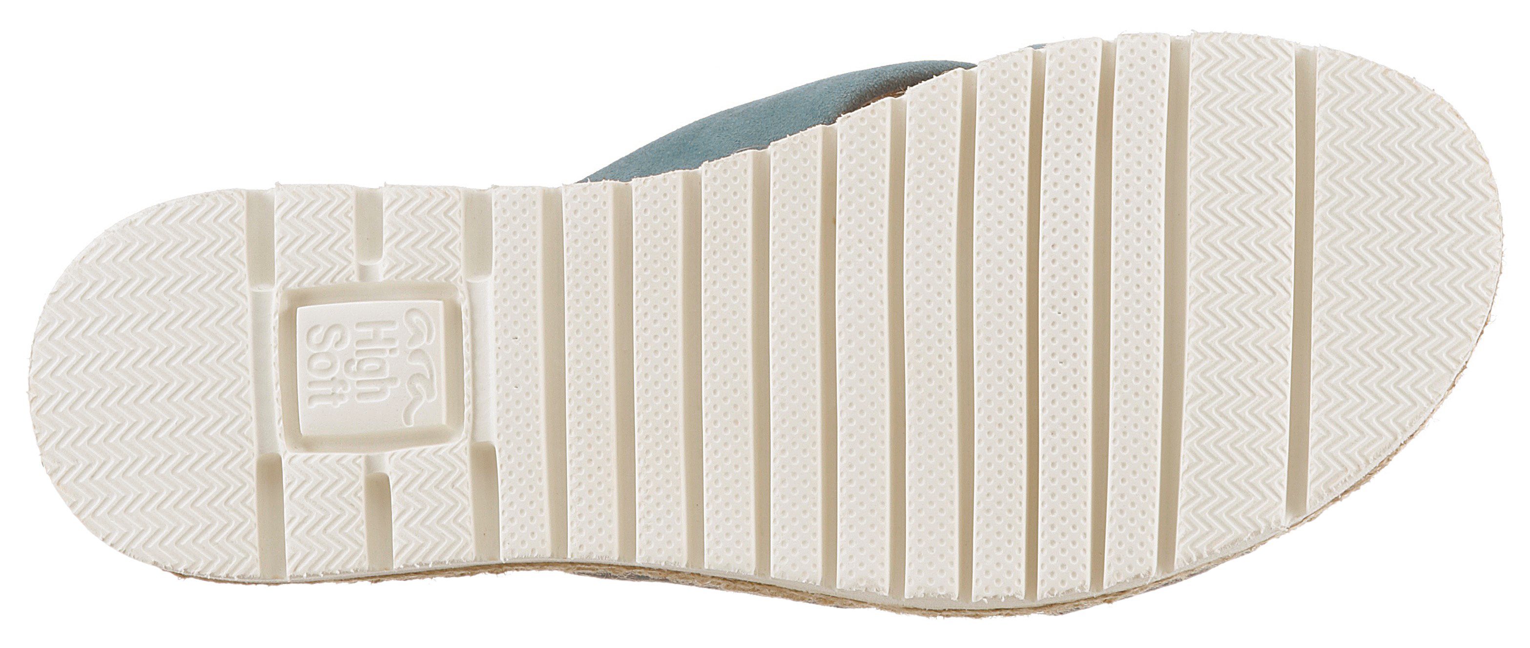 Ara Slippers Jamaika plateau, zomerschoen, slippers in comfortabele schoenwijdte g (= breed)