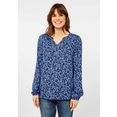 cecil gedessineerde blouse met all-over-tekstprint blauw