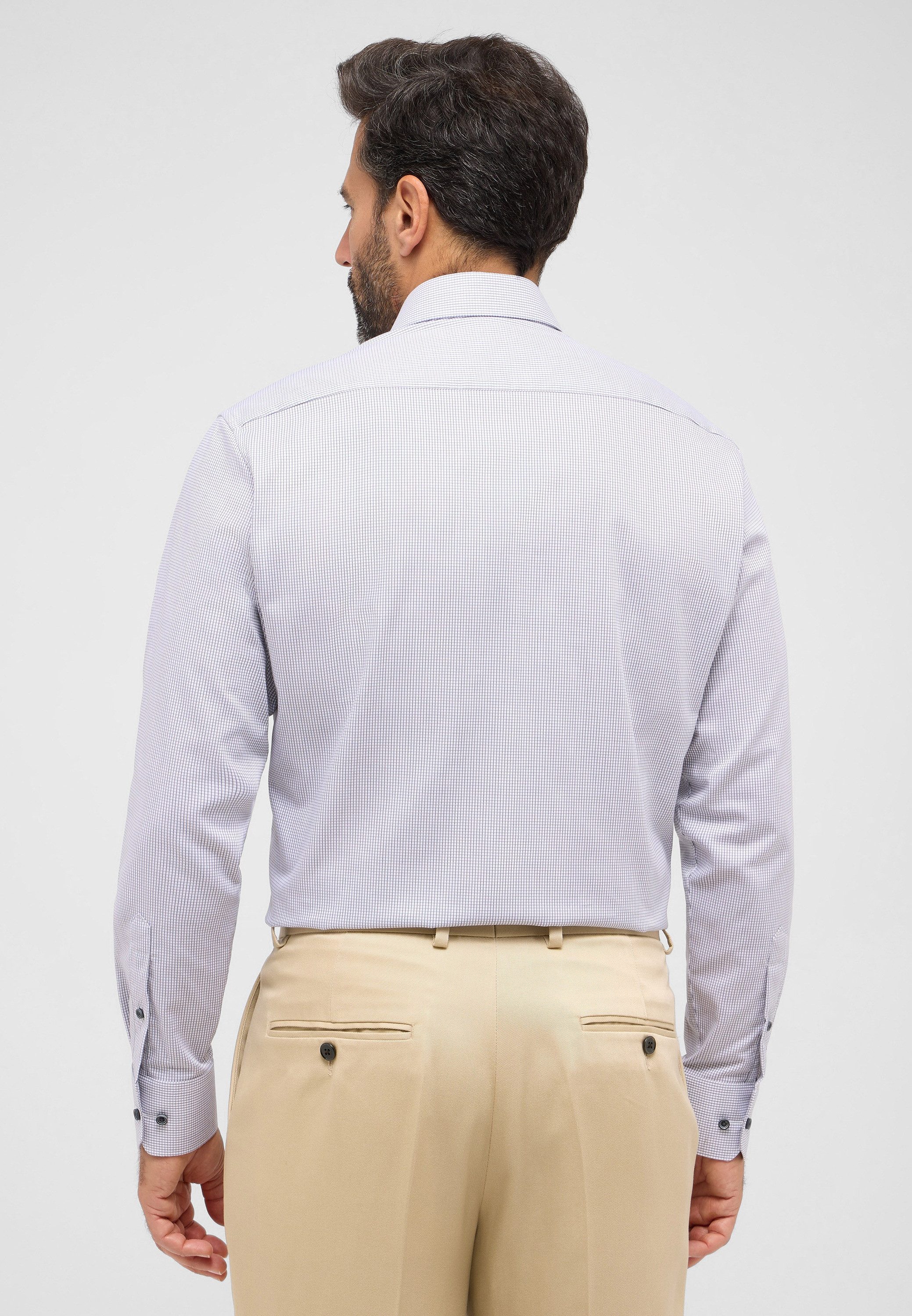 Eterna Overhemd met lange mouwen MODERN FIT NON IRON (strijkvrij)