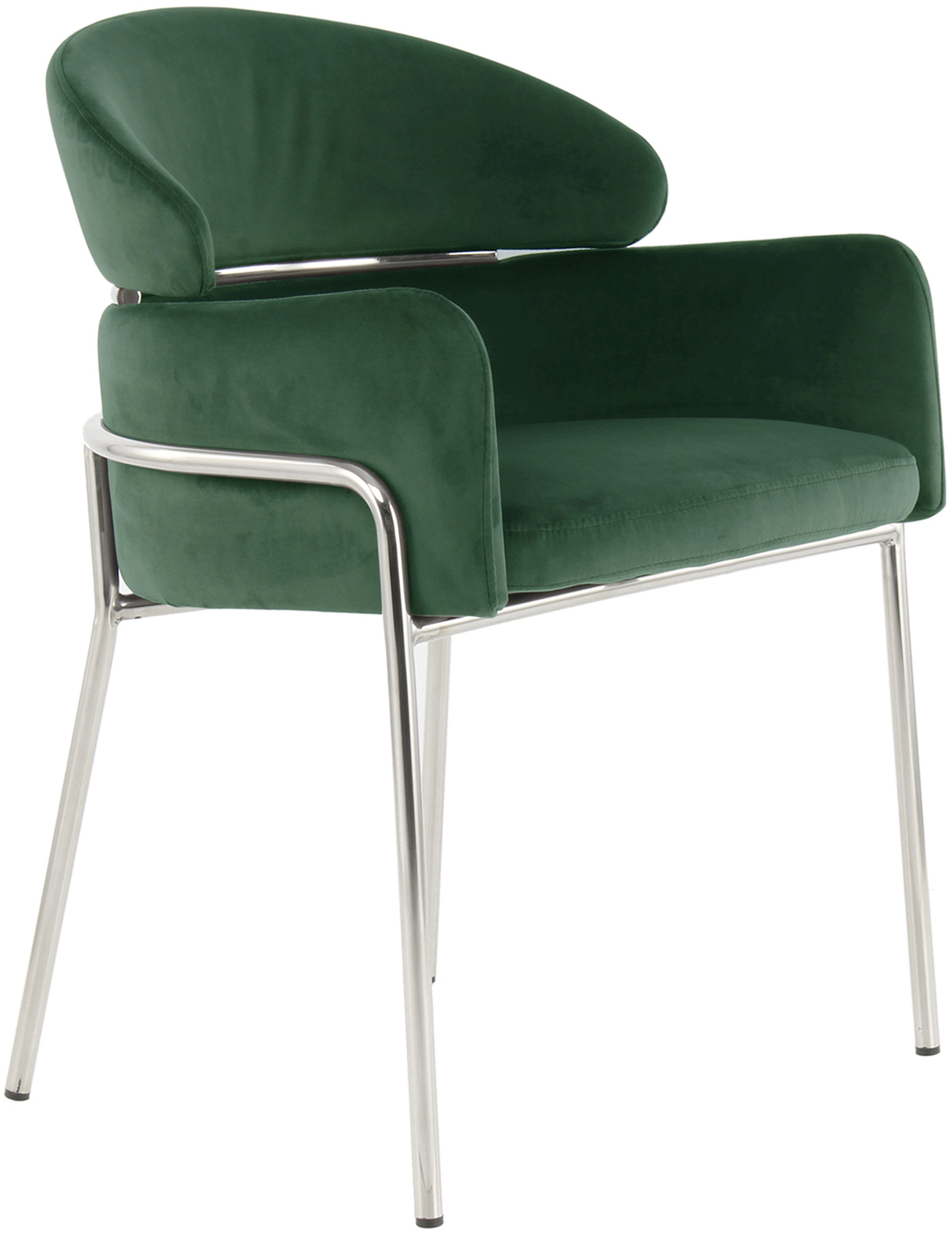 Kayoom Stoel Corey 125, comfortabele stoel, trendy retro-look fluweelzachte bekleding, onderhoudsvriendelijk, zeer gezellig, trendy retro-look (1