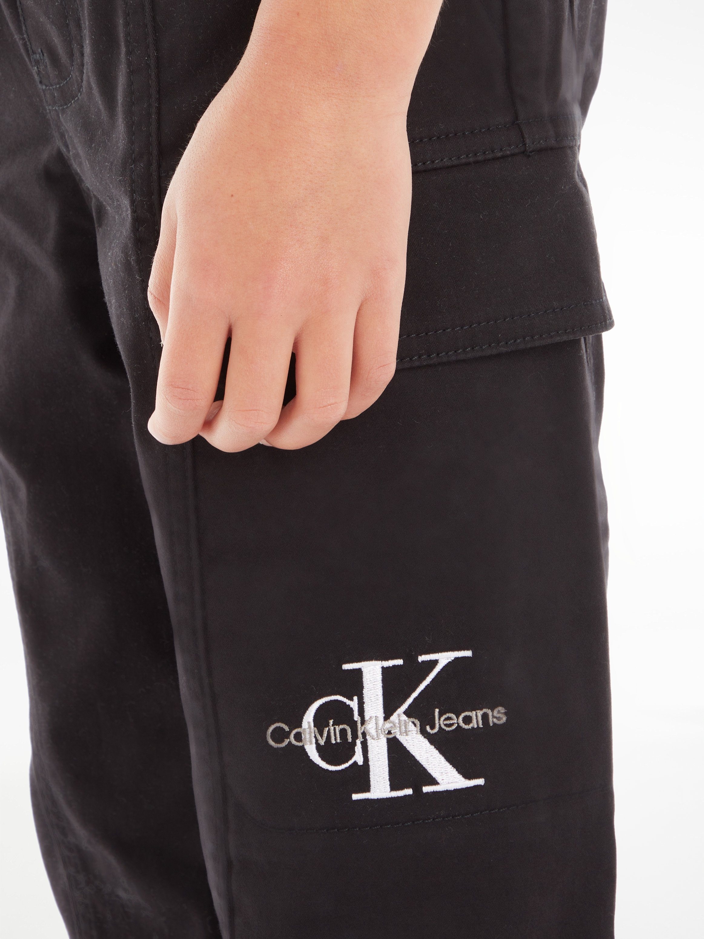 Calvin Klein Cargobroek SATEEN CARGO PANTS voor kinderen tot 16 jaar