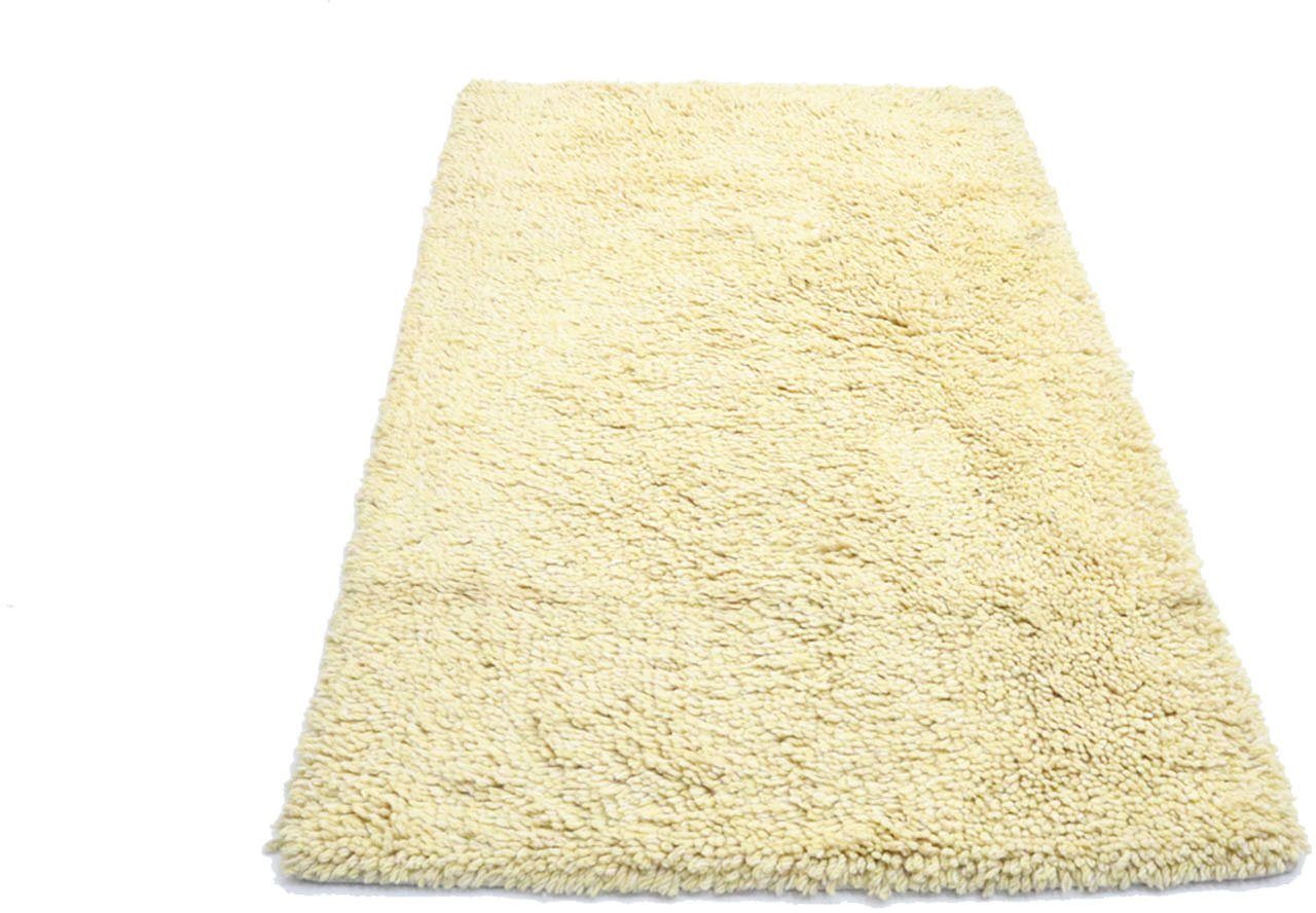 morgenland Wollen kleed Shaggy-vloerkleed met de hand geweven beige