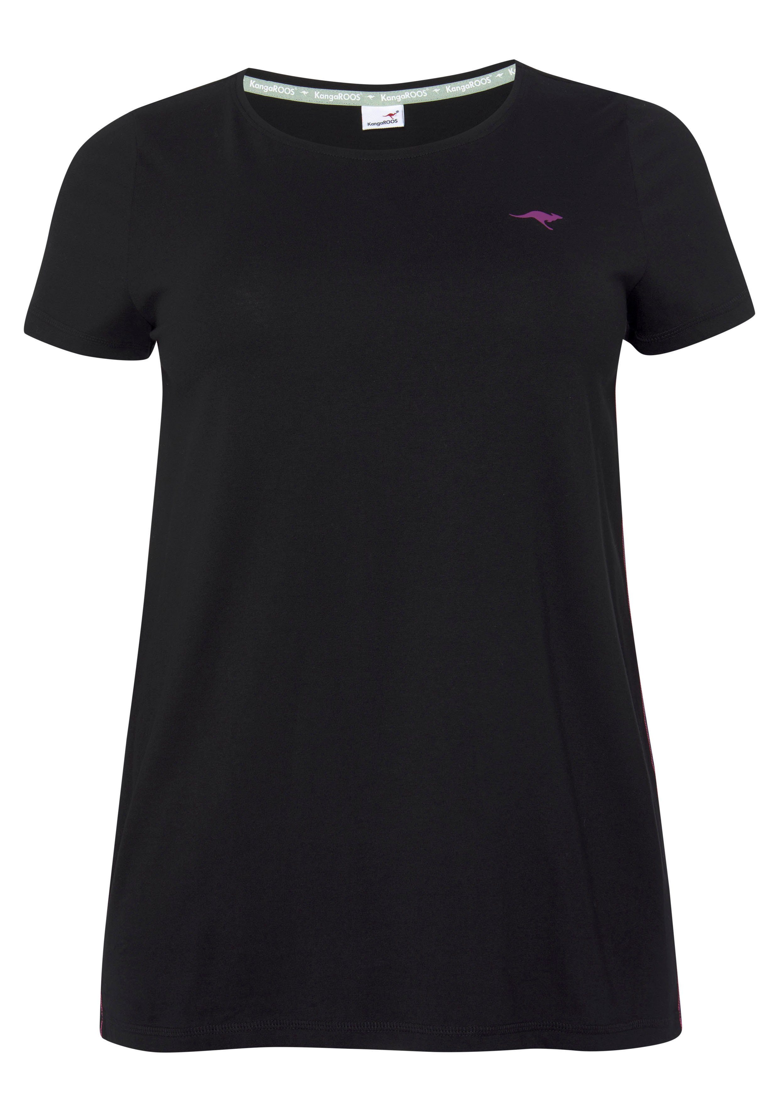 KangaROOS Lang shirt Korte mouw, figuuraccentuerende pasvorm (2-delig, Set van 2)