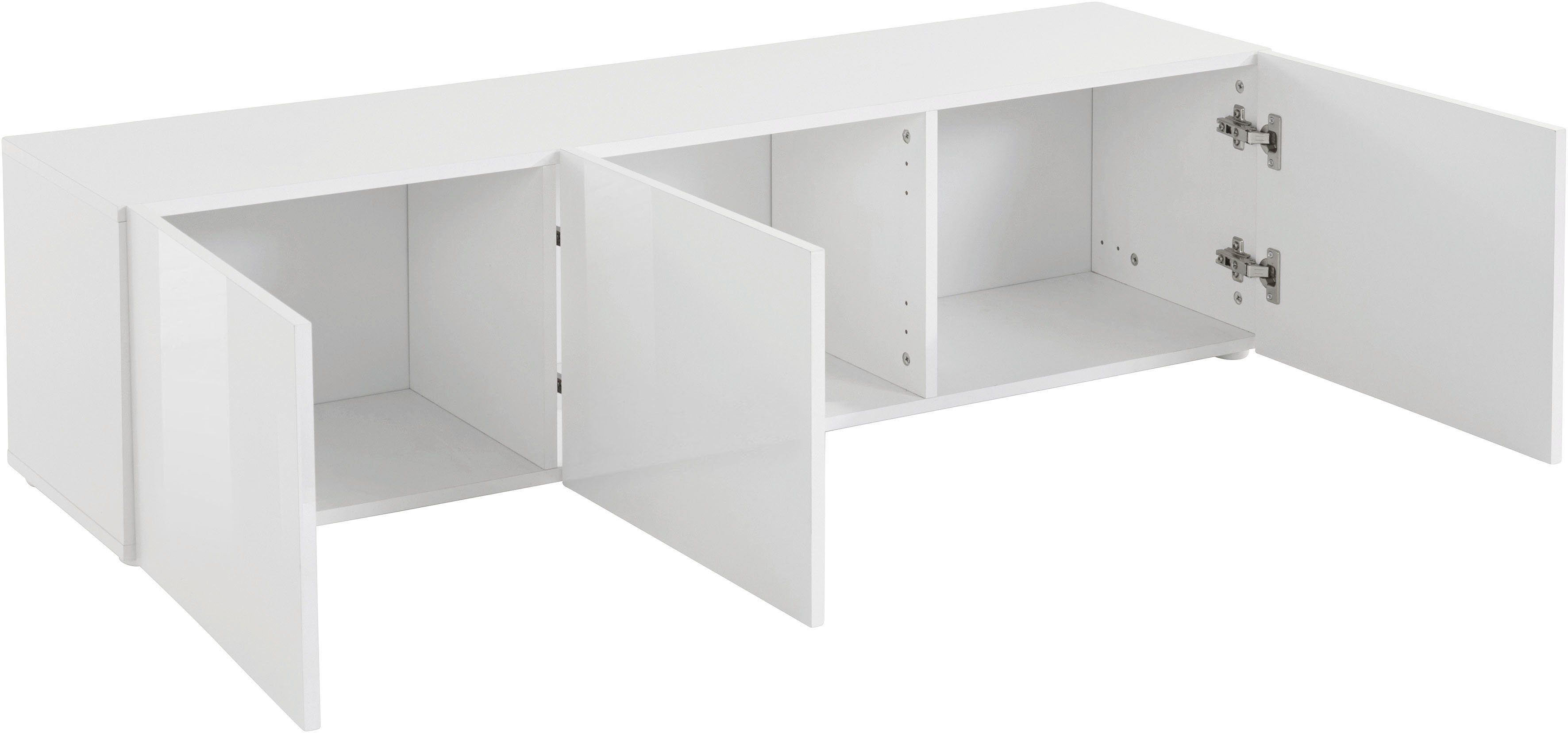 borchardt Möbel Tv-meubel Sophia Breedte 139 cm met 3 deuren, staand en hangend