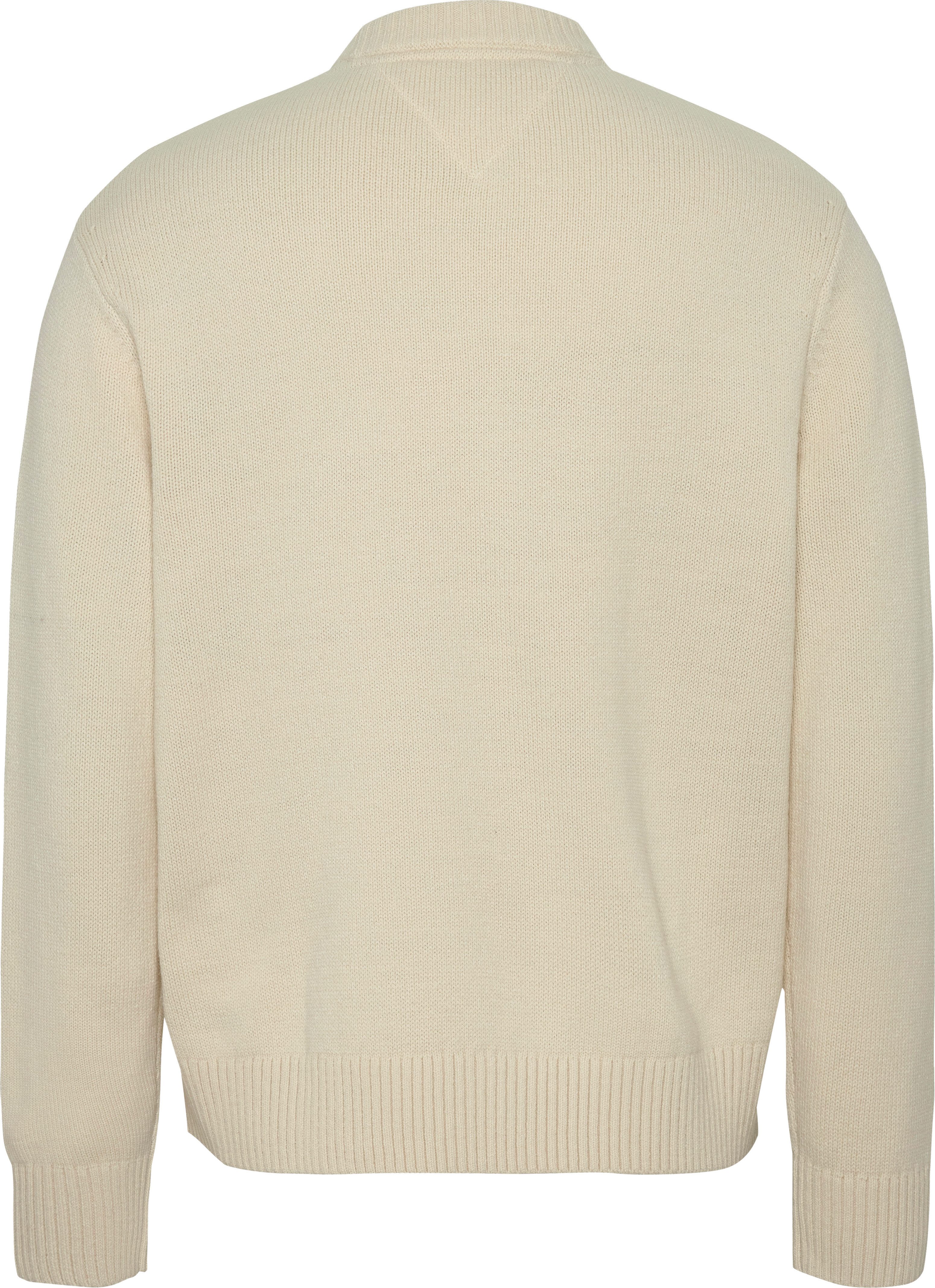 TOMMY JEANS Trui met ronde hals TJM REG VARSITY CREW SWEATER EXT