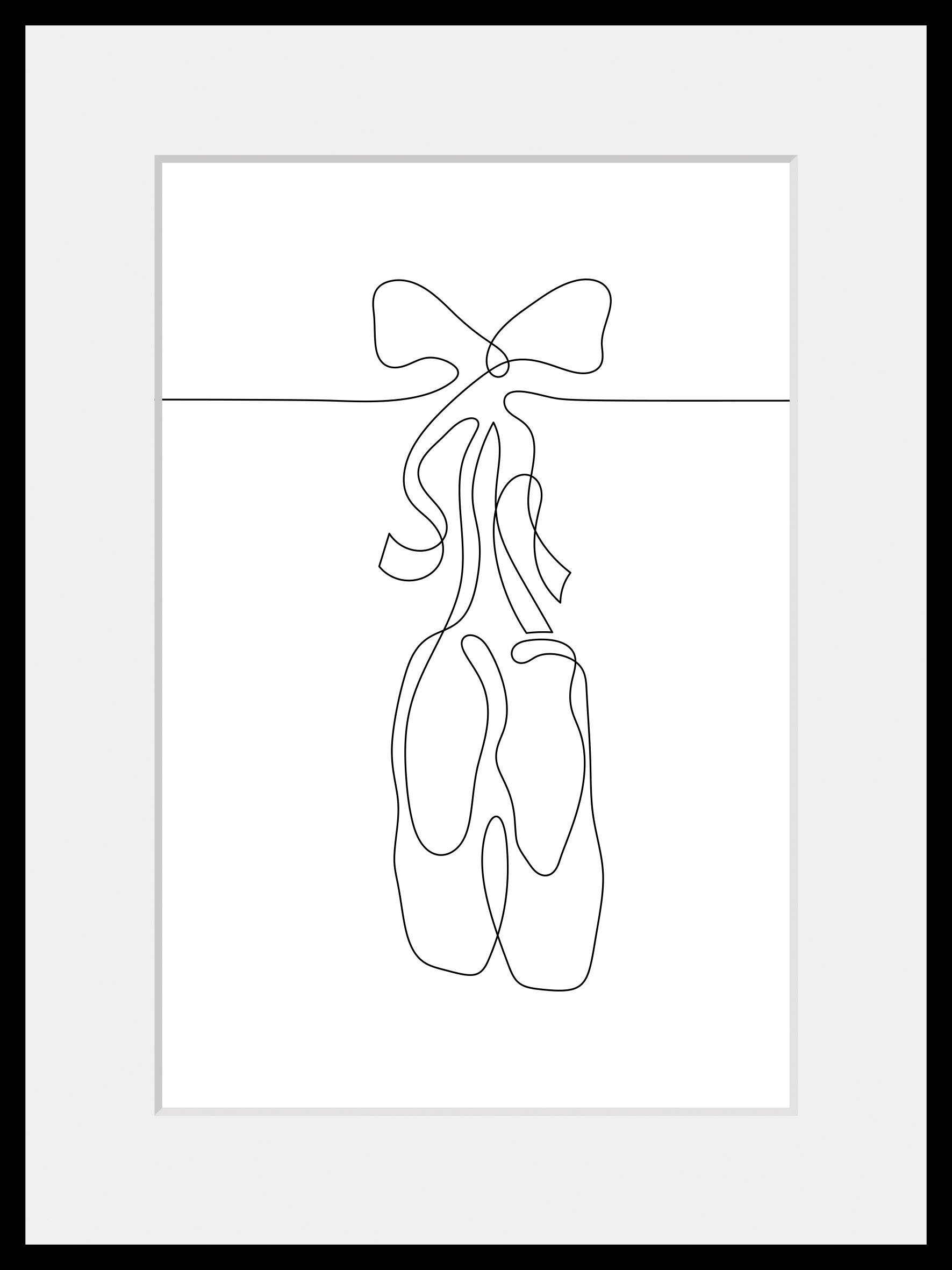 queence Wanddecoratie Prima ballerina's HD premium posterdruk incl. houten lijst (1 stuk)