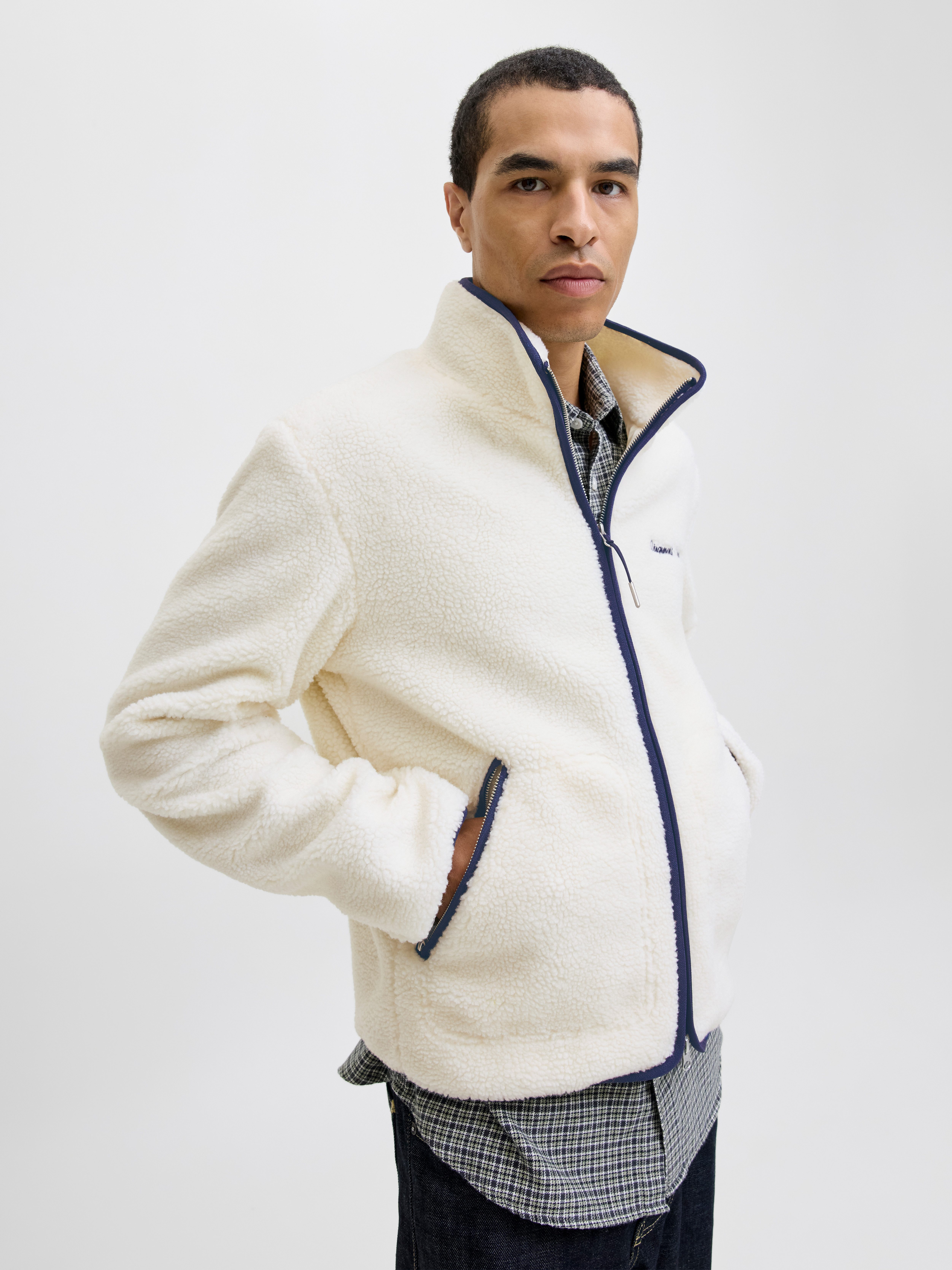 Jack & Jones Kort jack JORNORREBRO TEDDY JACKET SN