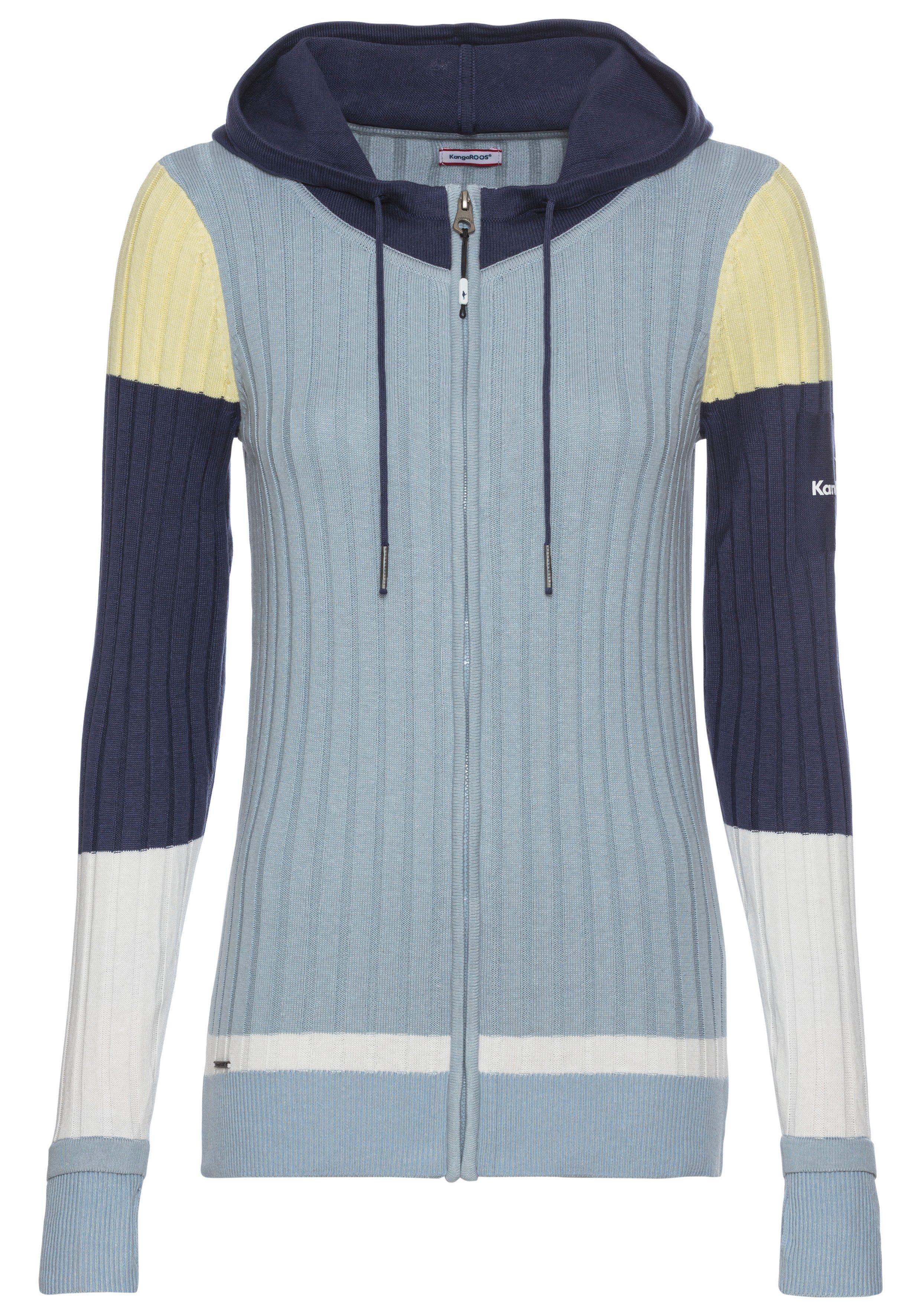 KangaROOS Capuchonvest colourblocking-stijl