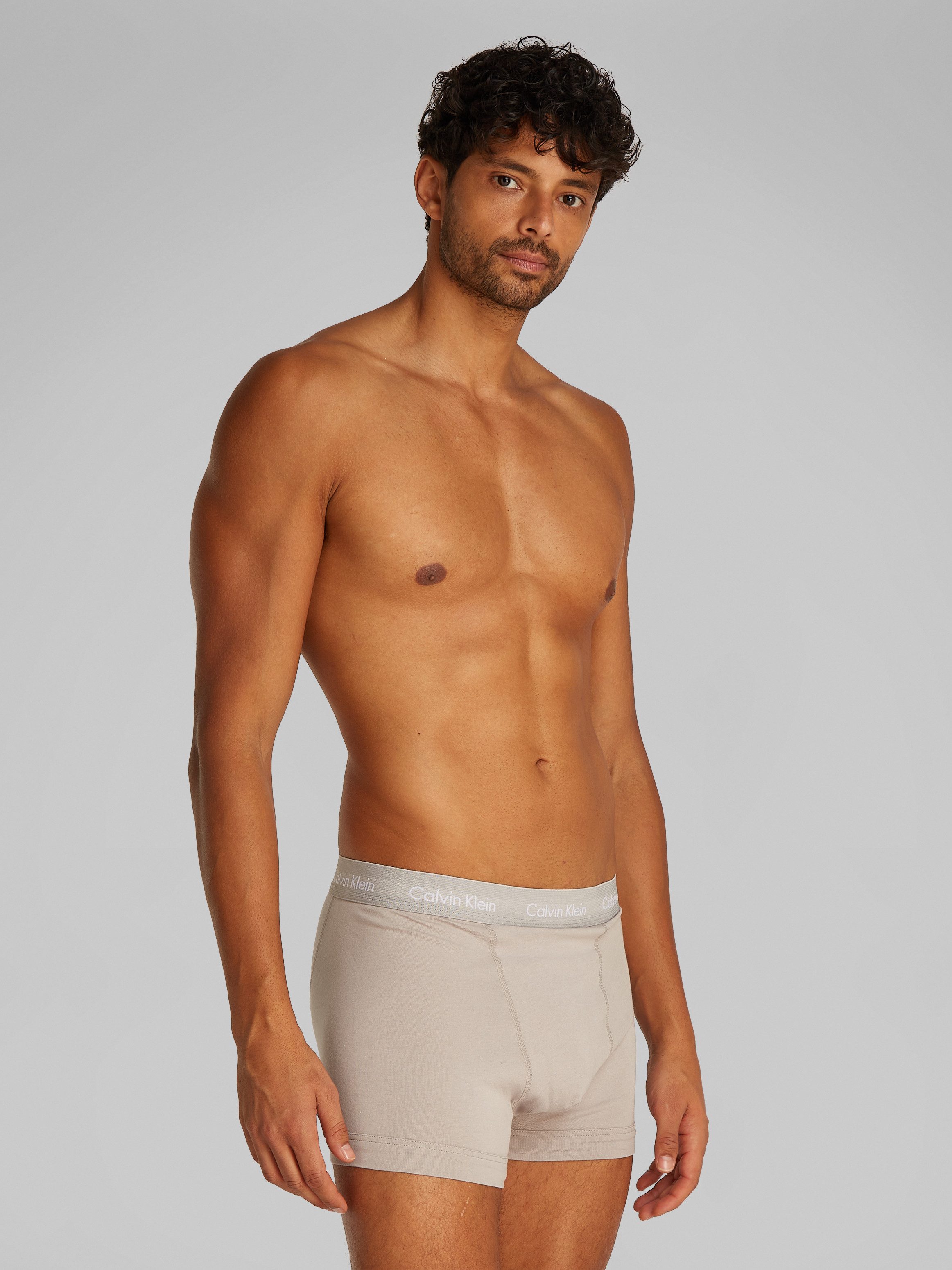 Calvin Klein Trunk 3PK met calvin klein logo-elastische tailleband (3 stuks) (3 stuks)