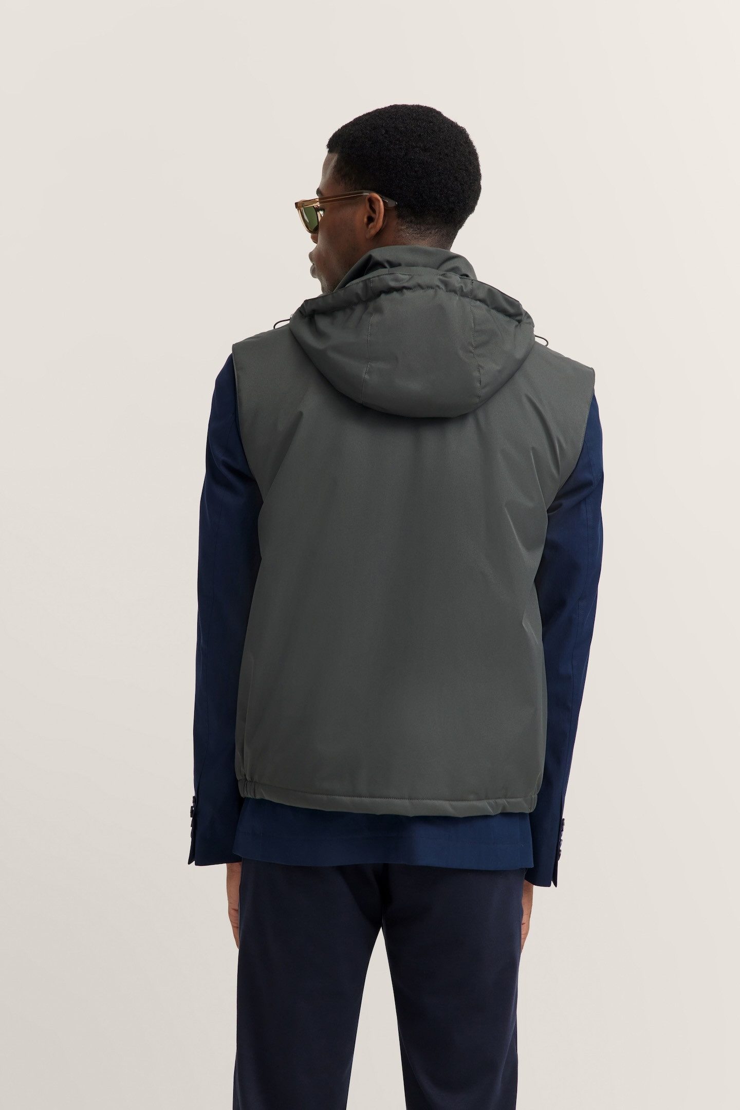 Bugatti Functionele bodywarmer waterafstotend met capuchon