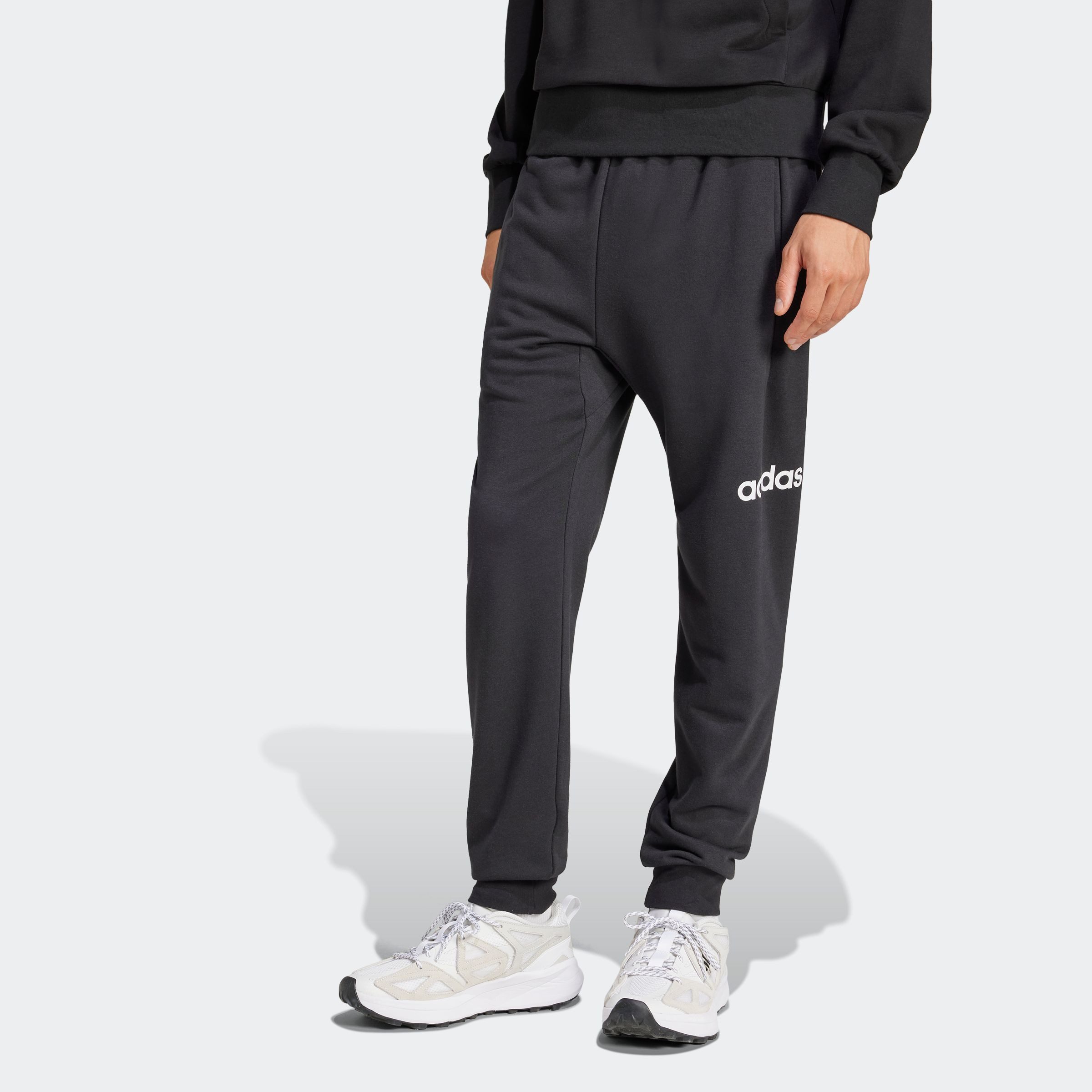 adidas Sportswear Sportbroek M LIN FT PT van zacht french terry materiaal (1-delig)