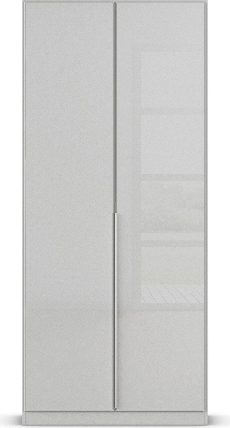 rauch Draaideurkast Kledingkasten kast garderobe AGORDO met glazen front doordachte binnenuitrusting, in 6 breedtes en 2 hoogtes made in germany
