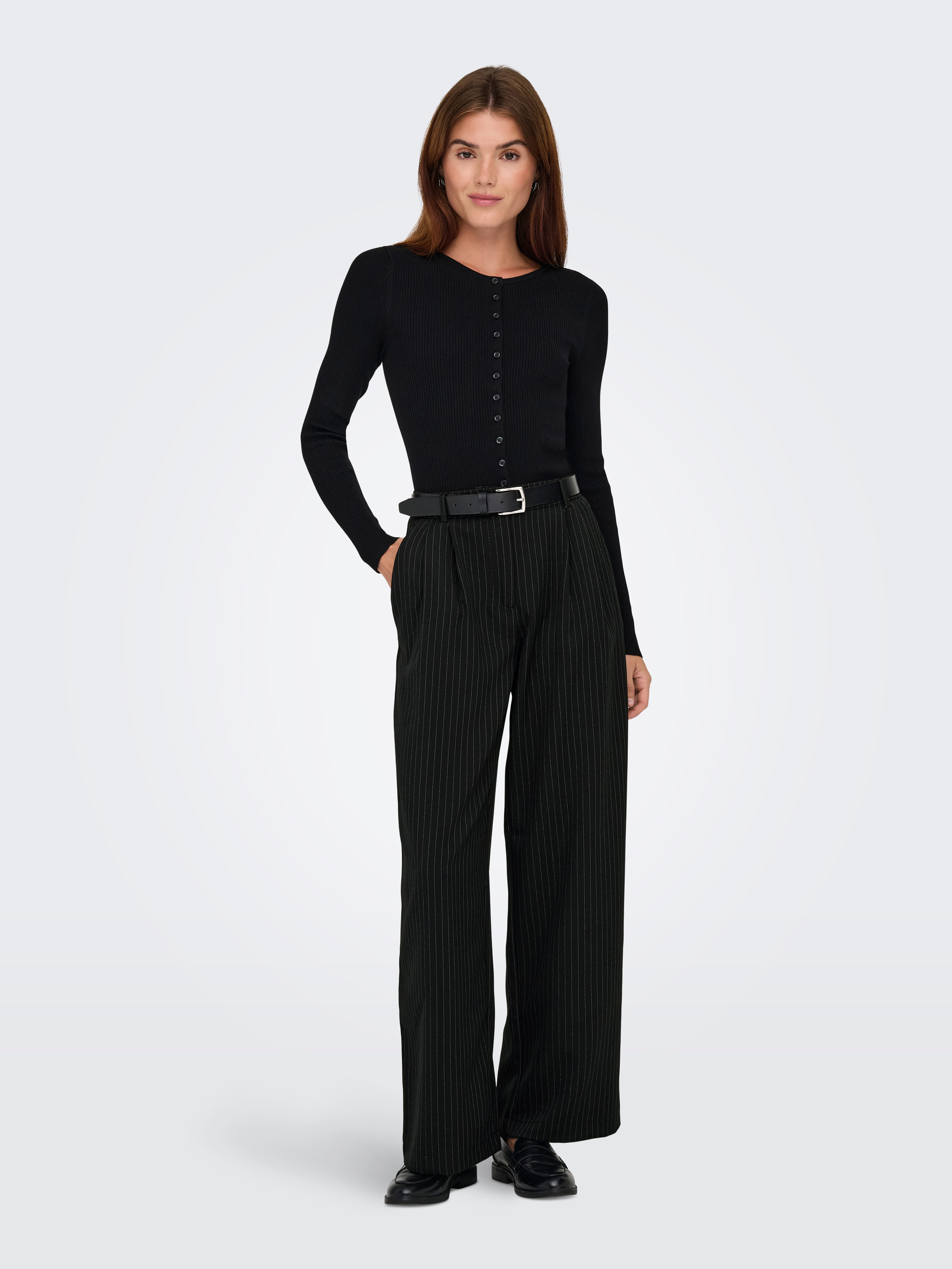 Only Pantalon ONLREINA HW PLEAT STR PINS PANT TLR NOOS