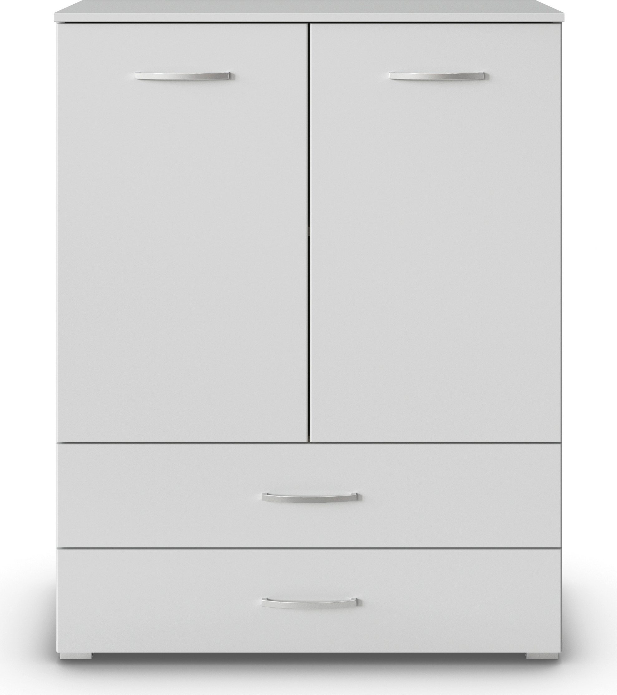 rauch Hoge kast Pure by Aditio in minimalistisch design, 2 laden met soft-closefunctie