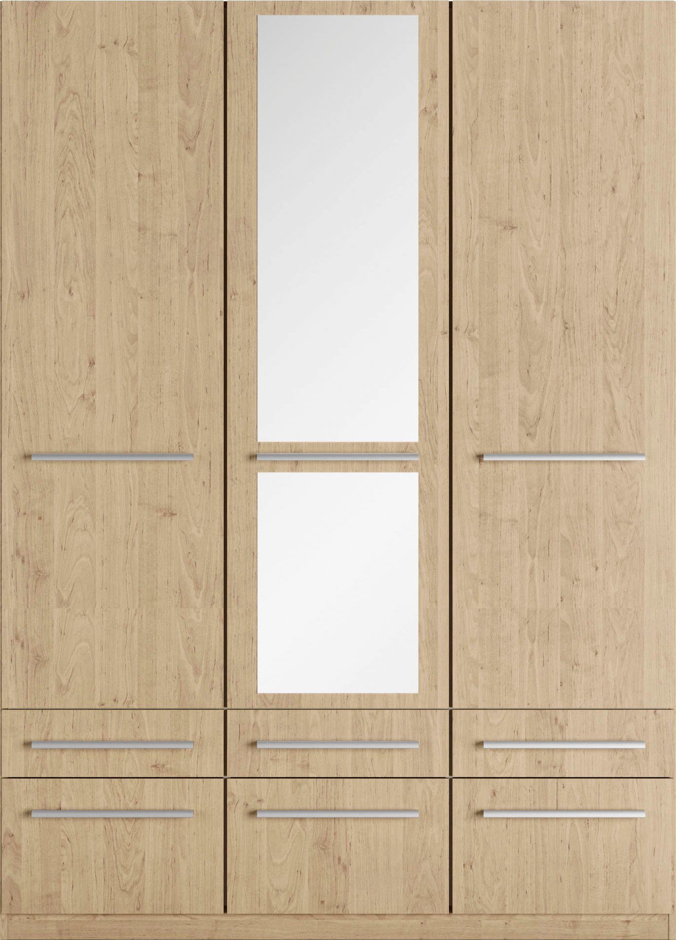 priess Kledingkast Kast garderobe waskast Barcelona in 5 breedtes veel opbergruimte, ruime lades, met spiegel, made in germany
