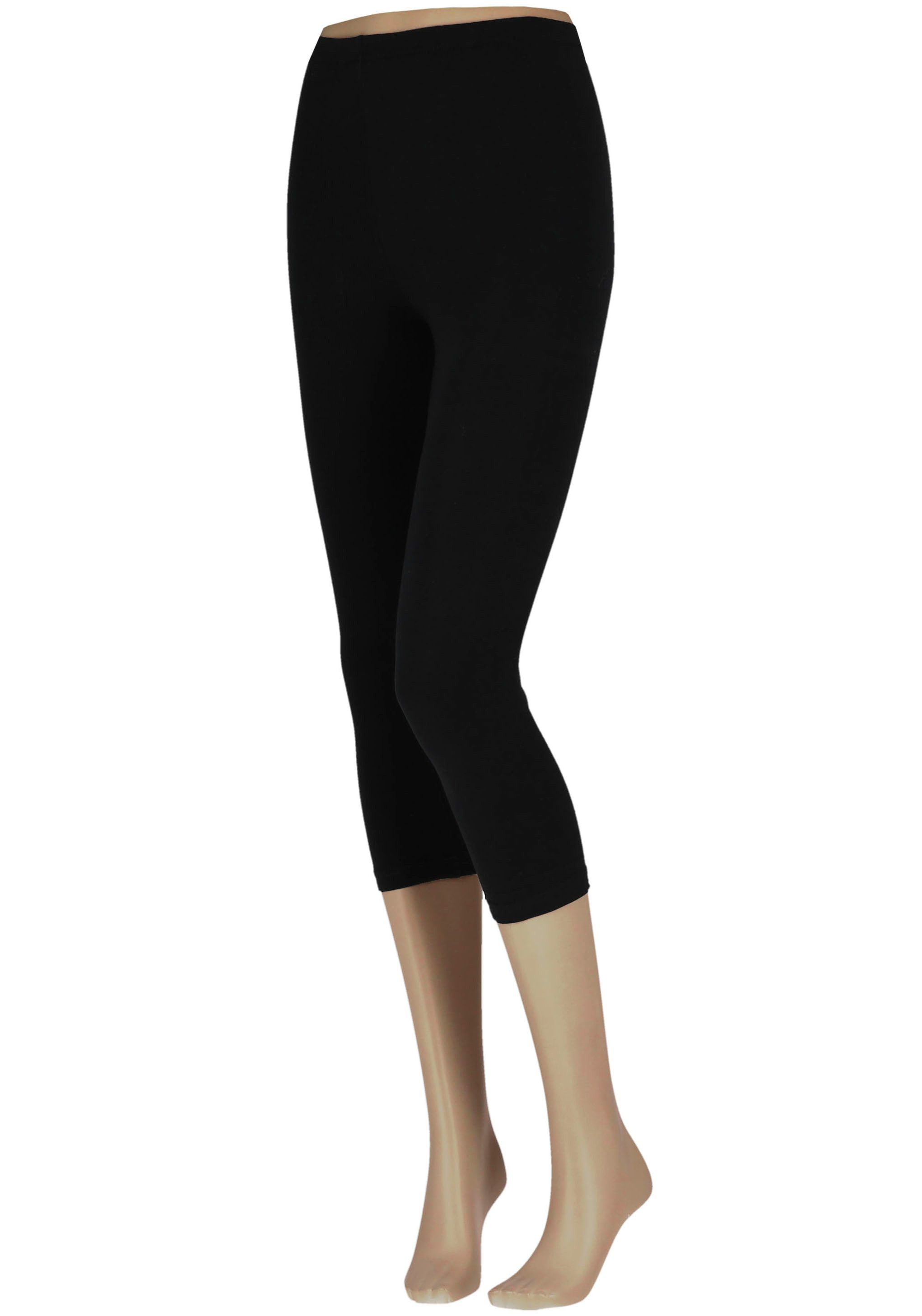 Sarlini 3/4 legging Dames Capri ¾ legging van zachte, comfortabele katoen. Draagcomfort.