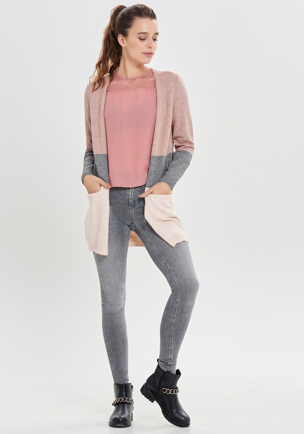 Only Cardigan ONLQUEEN L/S LONG CARDIGAN KNT NOOS