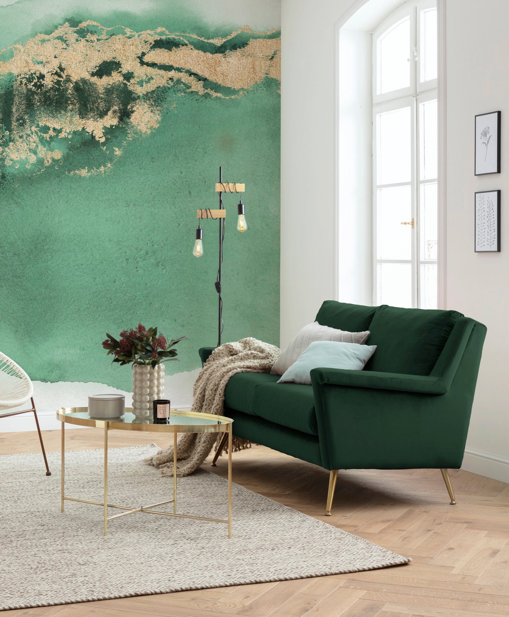 Komar Vliesbehang Digitale print vlies - Posh - Afmeting 200 x 280 cm
