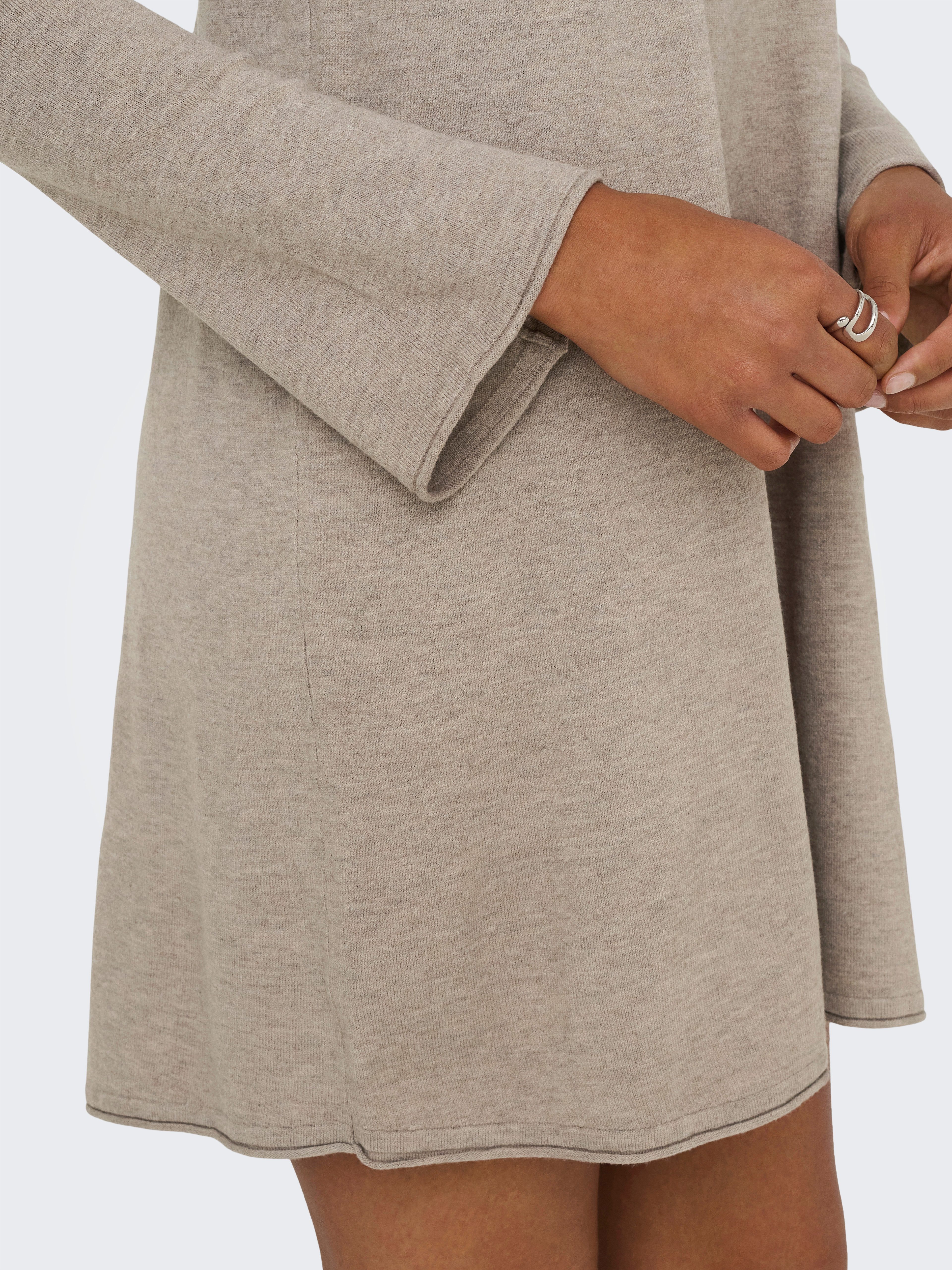 Only Midi-jurk ONLAMALIO LIFE LS ONECK DRESS KNT