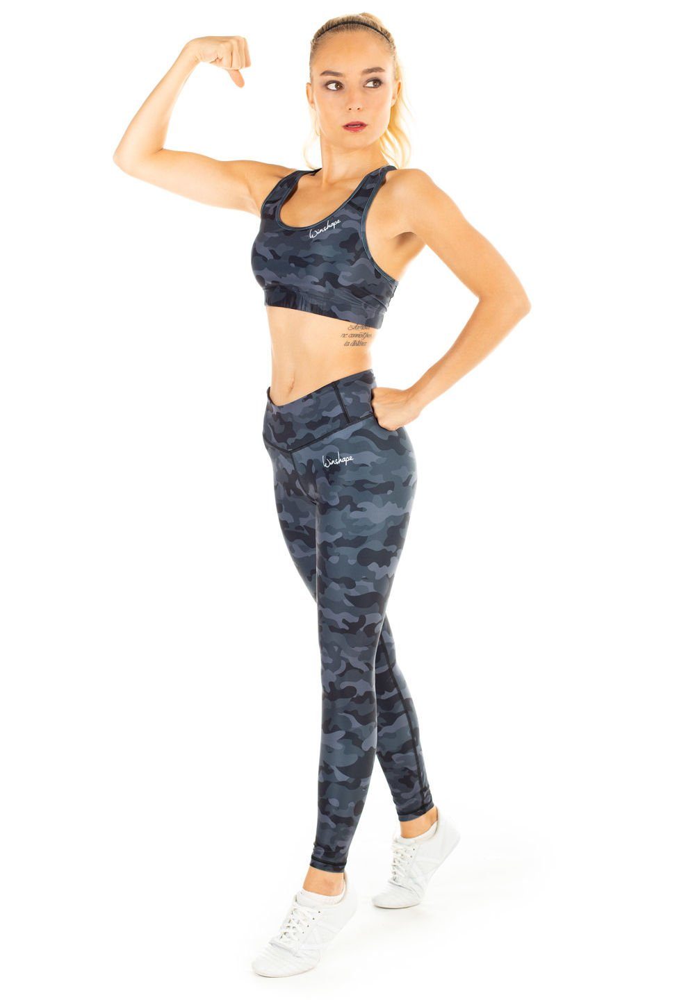 Winshape Legging AEL102-Military met compressie-effect