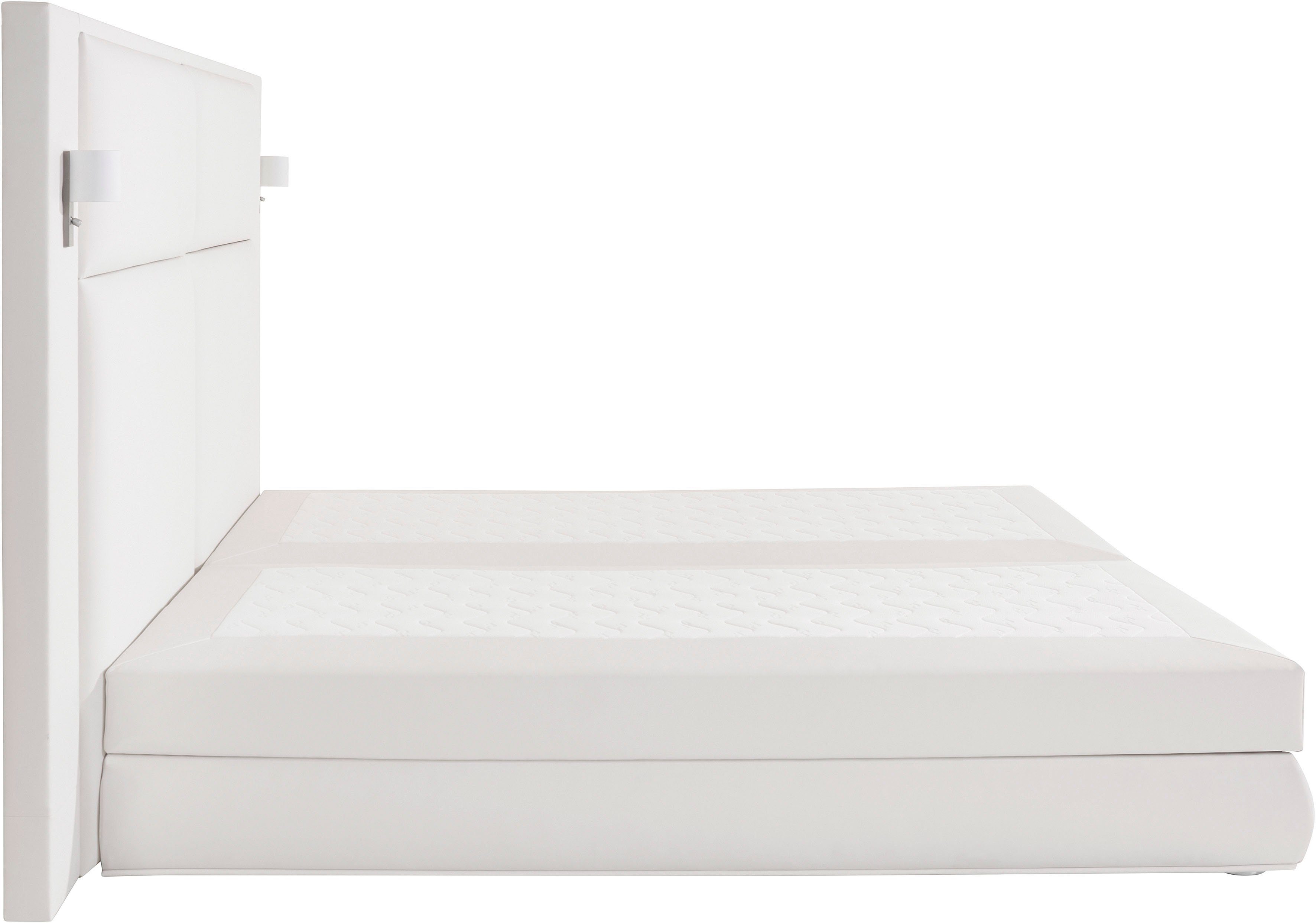 COLLECTION AB Boxspring Copenhagen inclusief bedkist, topmatras, naar keuze met ledverlichting