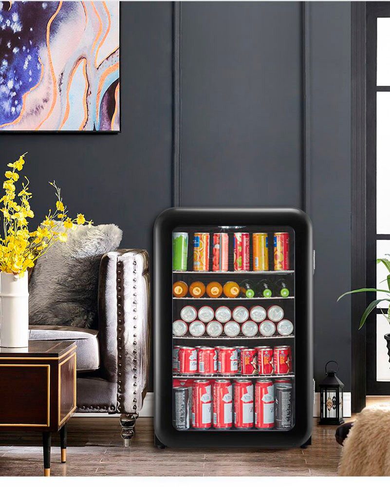 Hanseatic Drankenkoelkast HBC115ERBH black