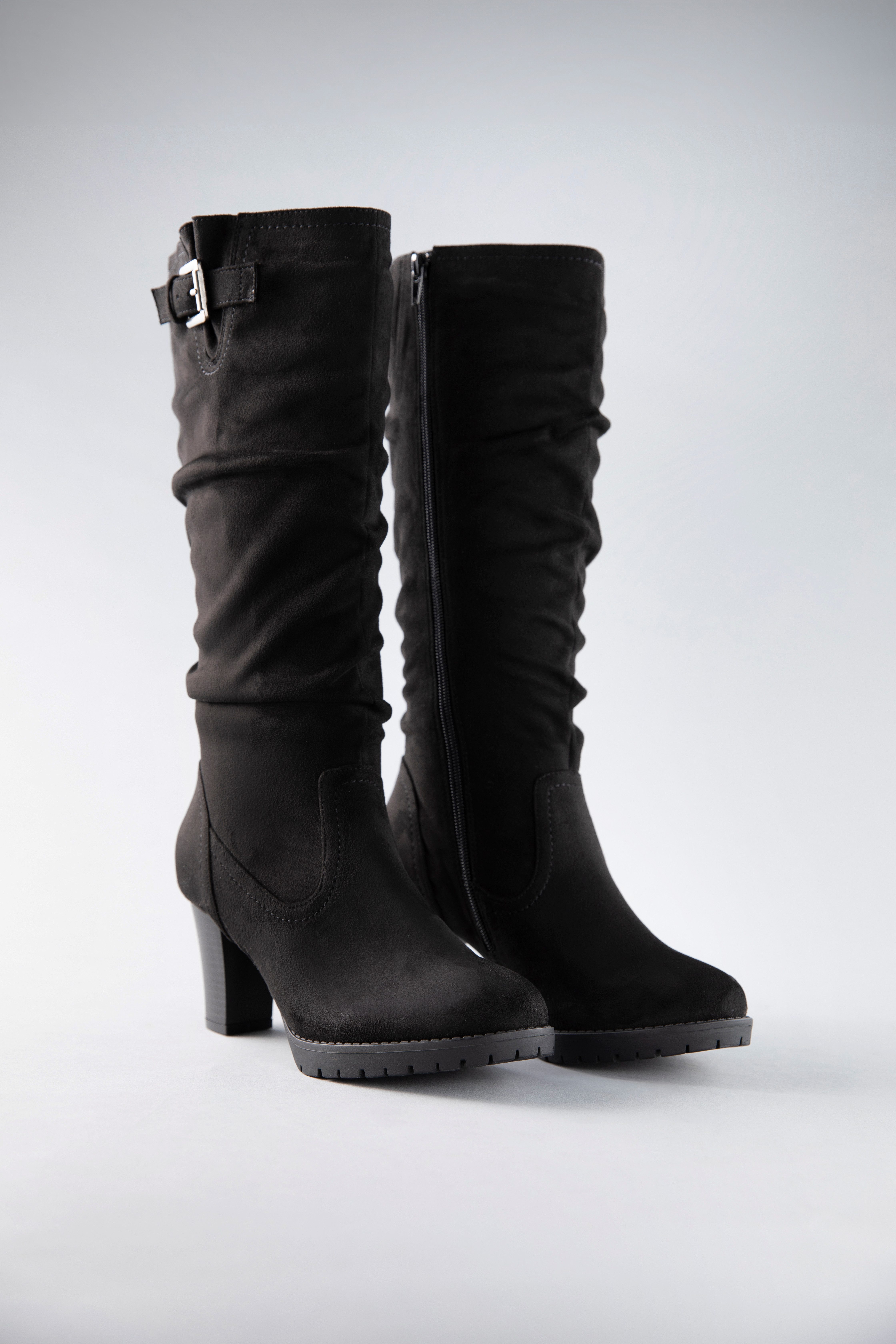 Aniston SHOES Laarzen met plooien aan de slouchy schacht - nieuwe collectie