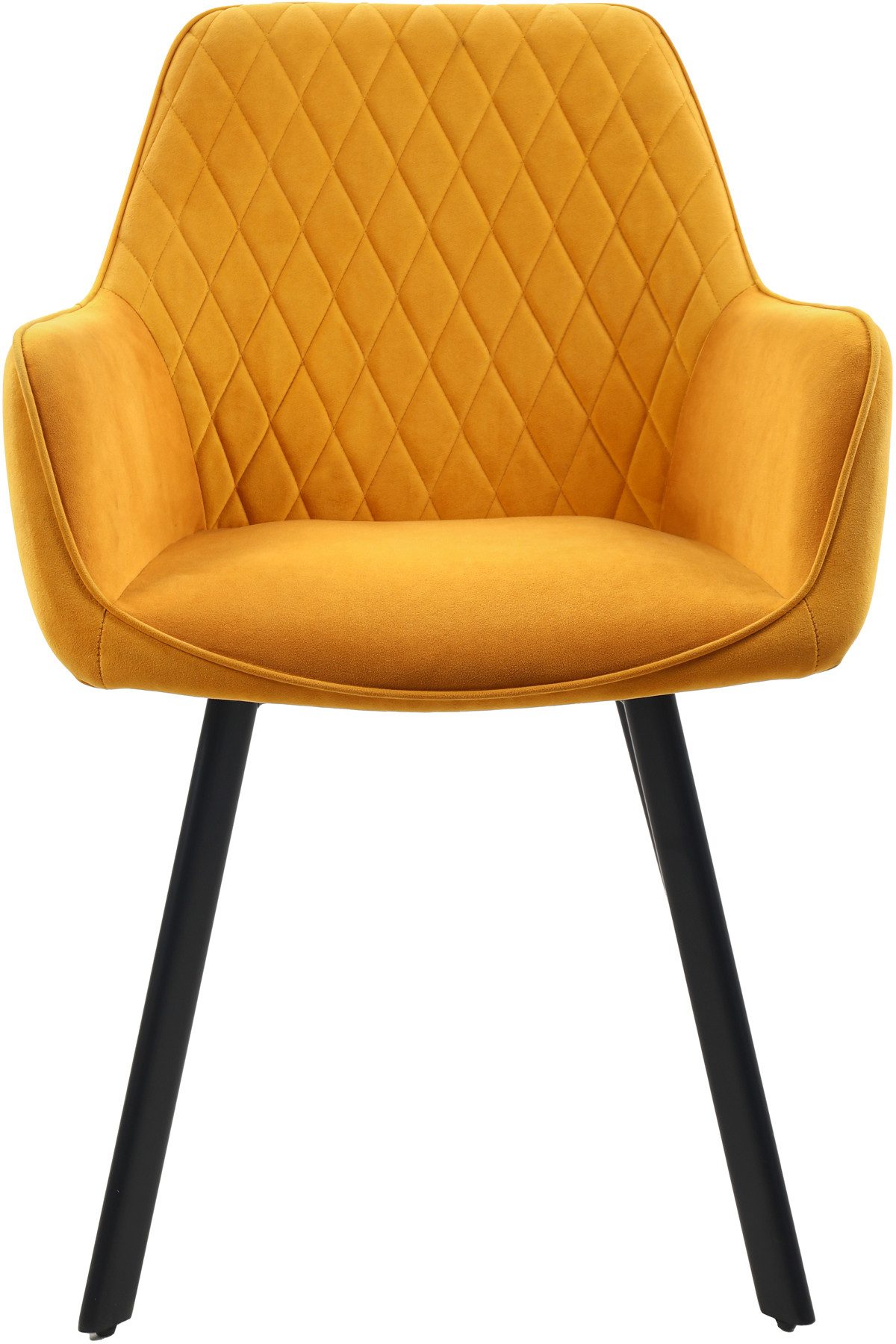 SalesFever Eethoek Tafelblad met echte boomrand, rug met ruitstepping (set, 5-delig)