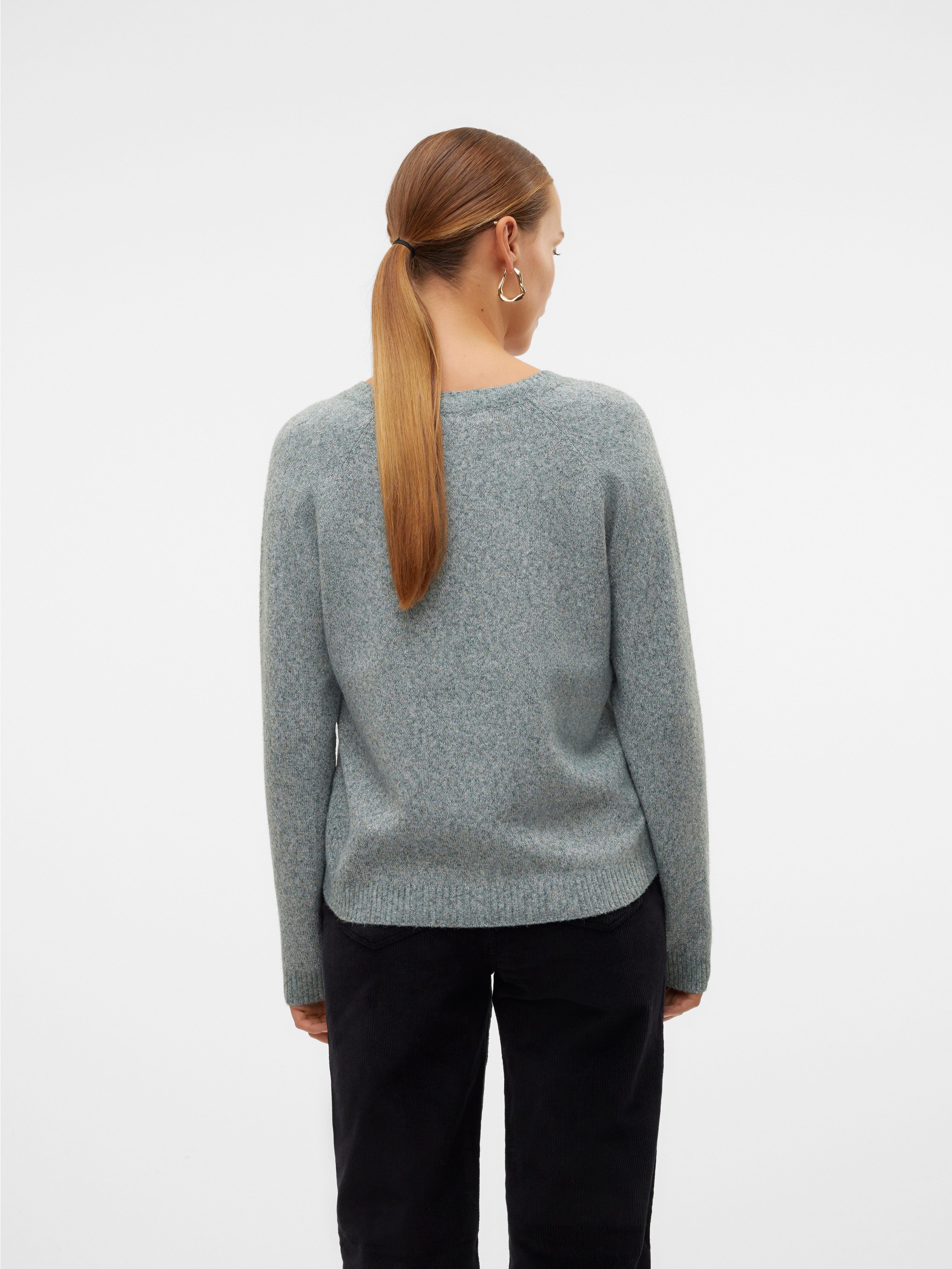 Vero Moda Trui met ronde hals VMDOFFYSHINE LS O-NECK BLOUSE REP NOOS