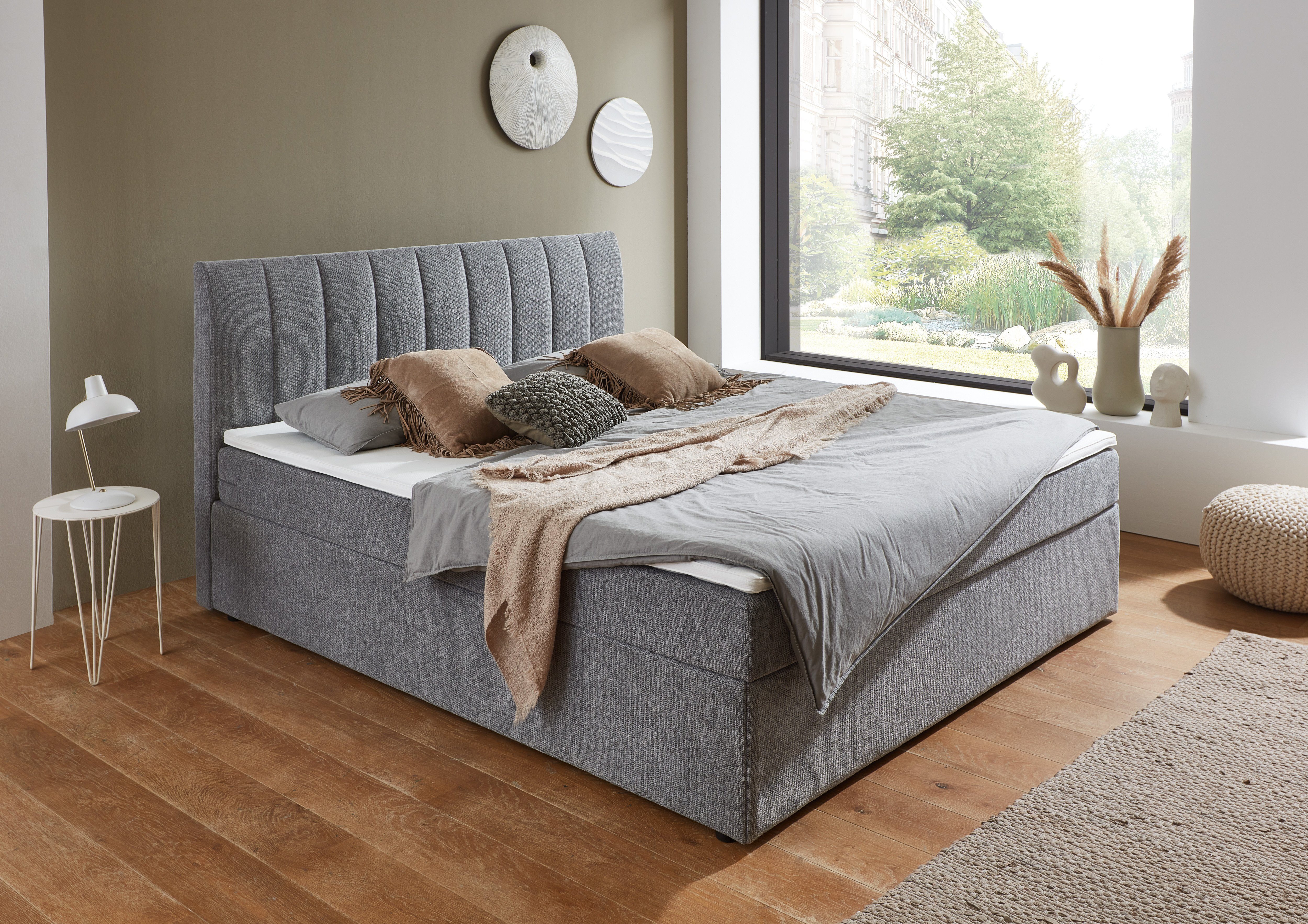 ATLANTIC home collection Boxspring Alva optioneel met matras en matrastopper