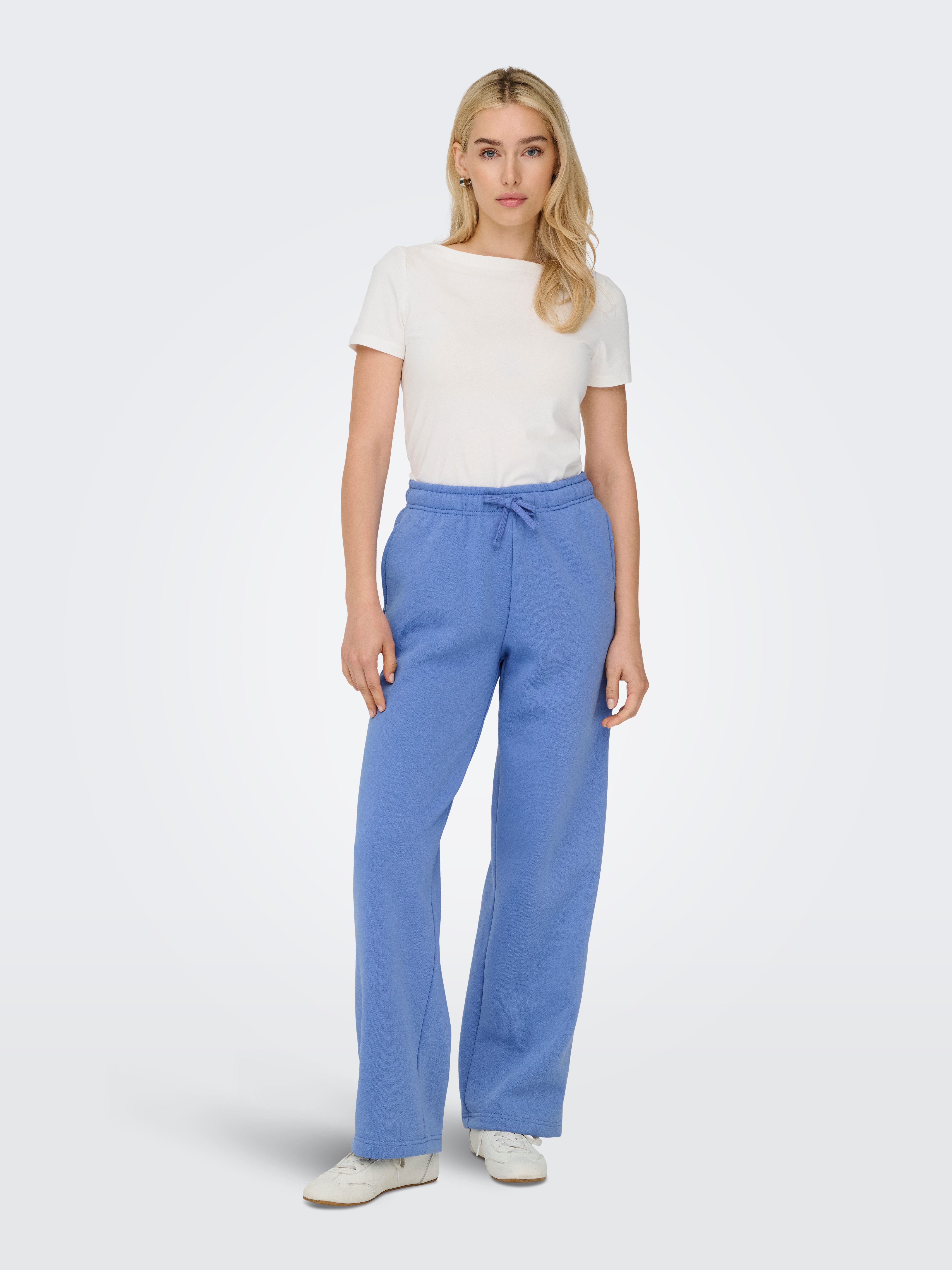 Only Sweatbroek ONLBEST STRAIGHT PANT SWT NOOS