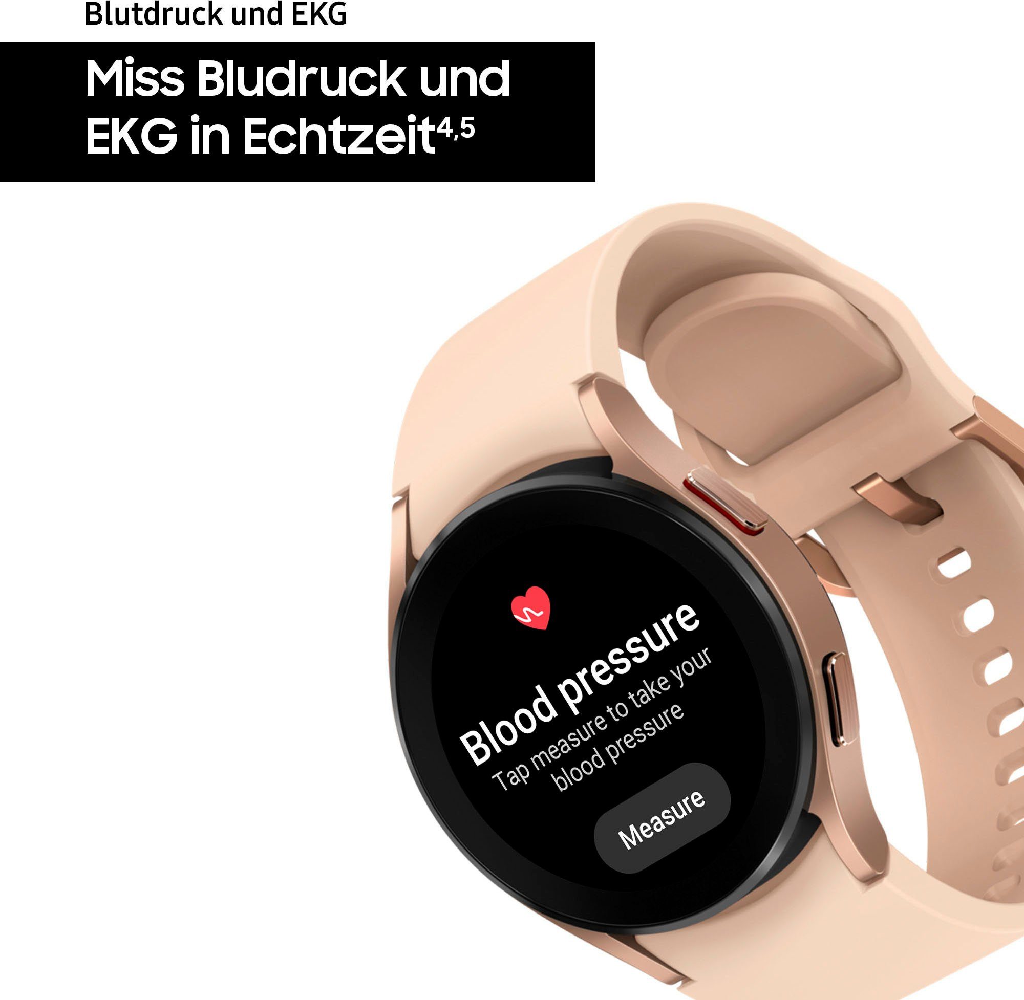 Samsung Smartwatch Galaxy Watch 4-40mm BT Fitnesshorloge, fitness-tracker, gezondheidsfuncties
