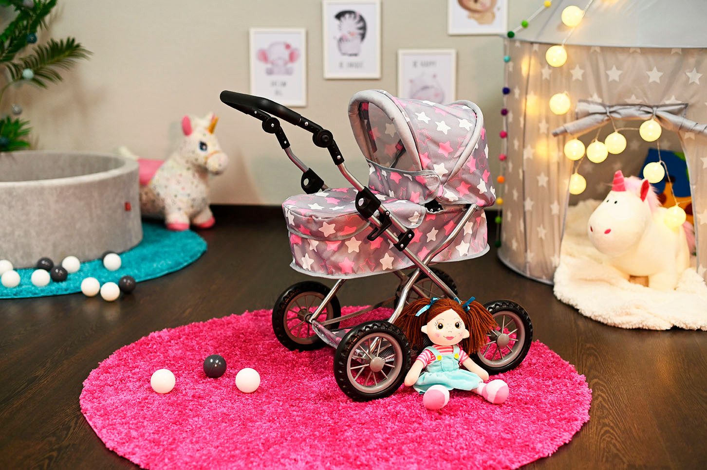 Knorrtoys® Poppenwagen First