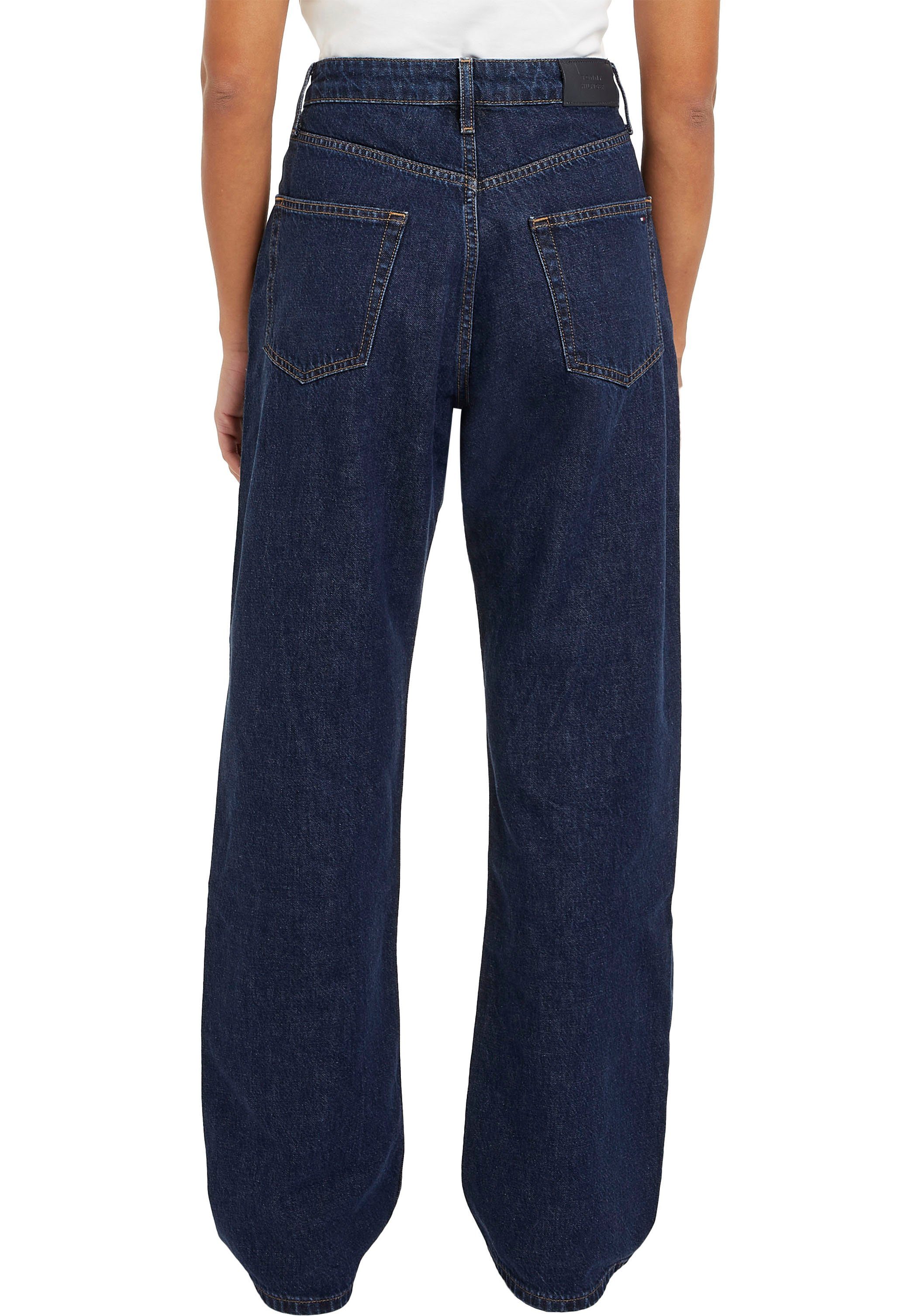 Tommy Hilfiger Loose fit jeans LOOSE STRAIGHT RW CLER met tommy hilfiger logo-badge