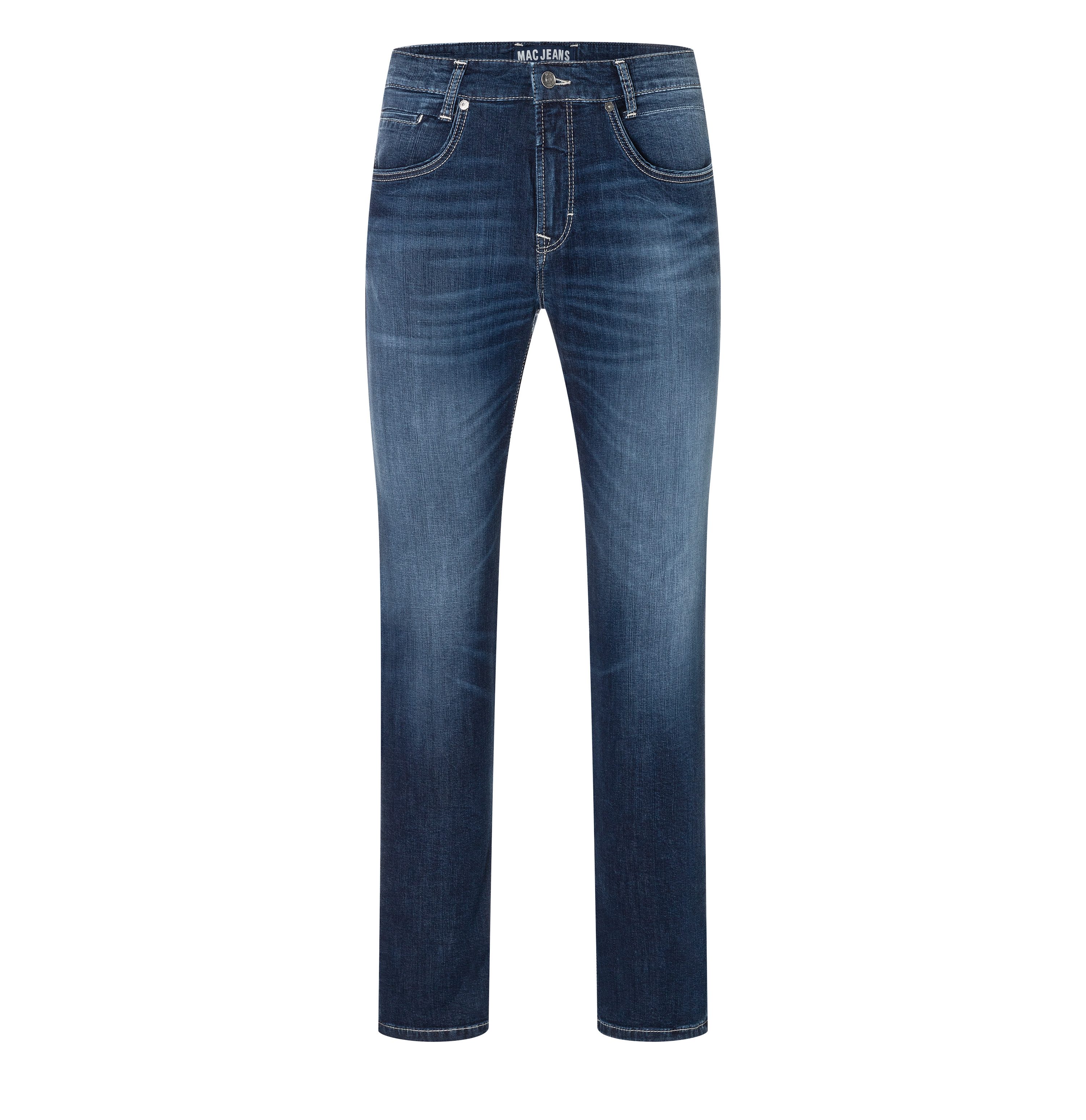 MAC Slim fit jeans Arne-Pipe light smalle figuuraccentuerende snit