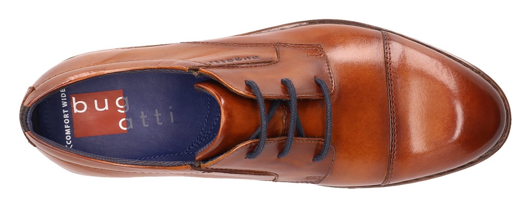 Bugatti Veterschoenen , blokhak, avondschoen, feestelijke schoen, business schoen, logoprint