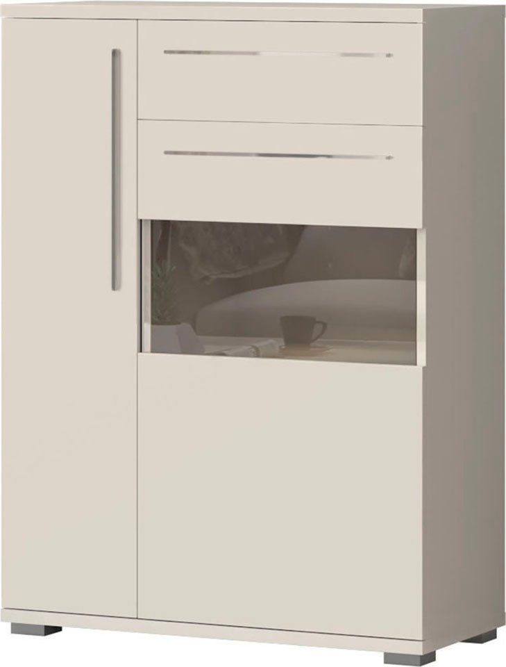 Places of Style Vitrinekast Piano UV-gecoat, soft close-functie