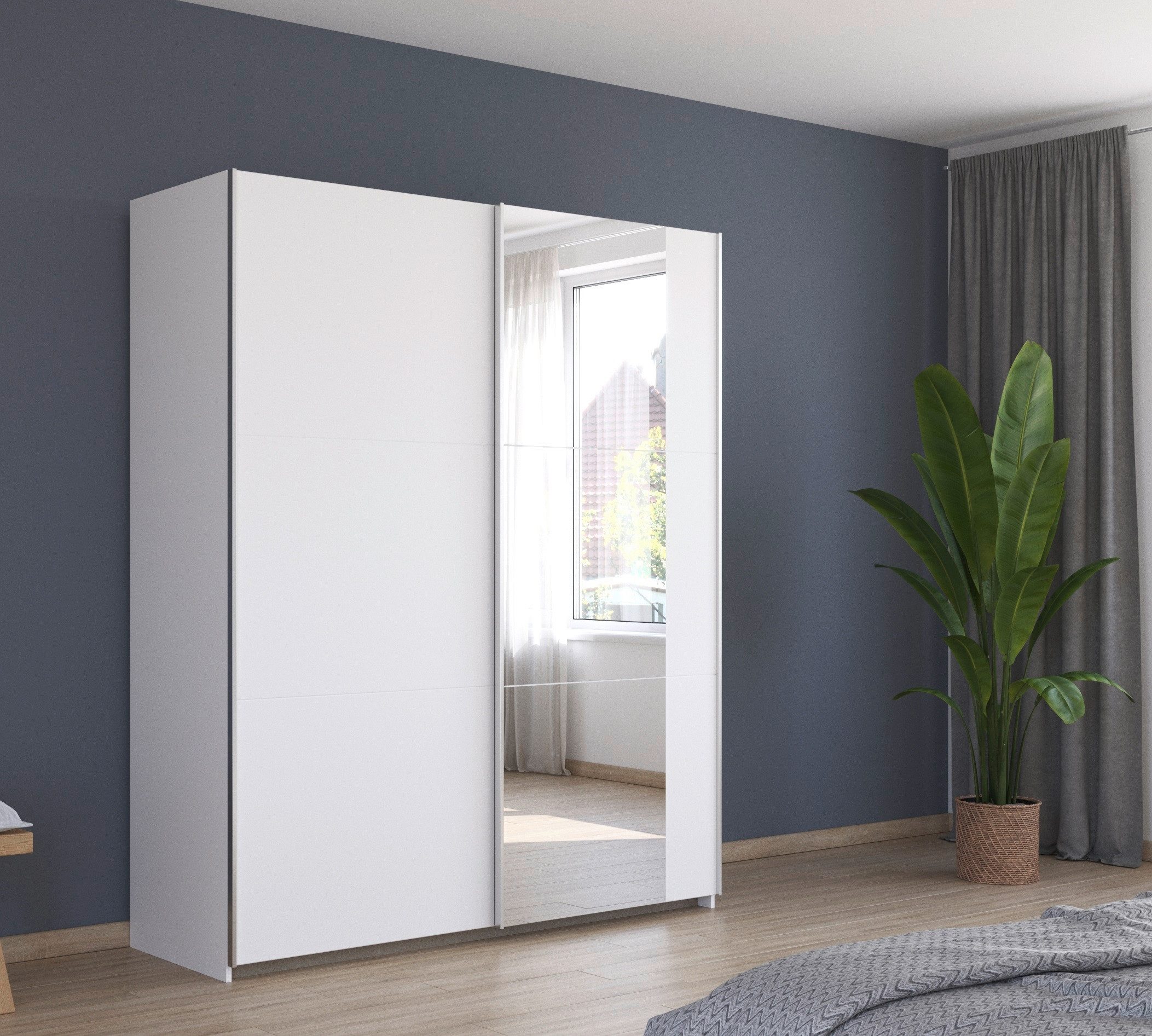 rauch Schuifdeurkast Kledingkast garderobe TOPSELLER AURELIO met 3 uitrustingsvarianten 3 verschillende uitrustingsvarianten handgrepen van metaal made in germany