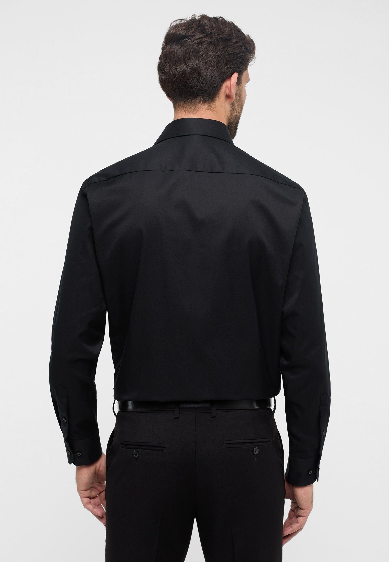 Eterna Overhemd met lange mouwen Comfort fit NON IRON (strijkvrij)