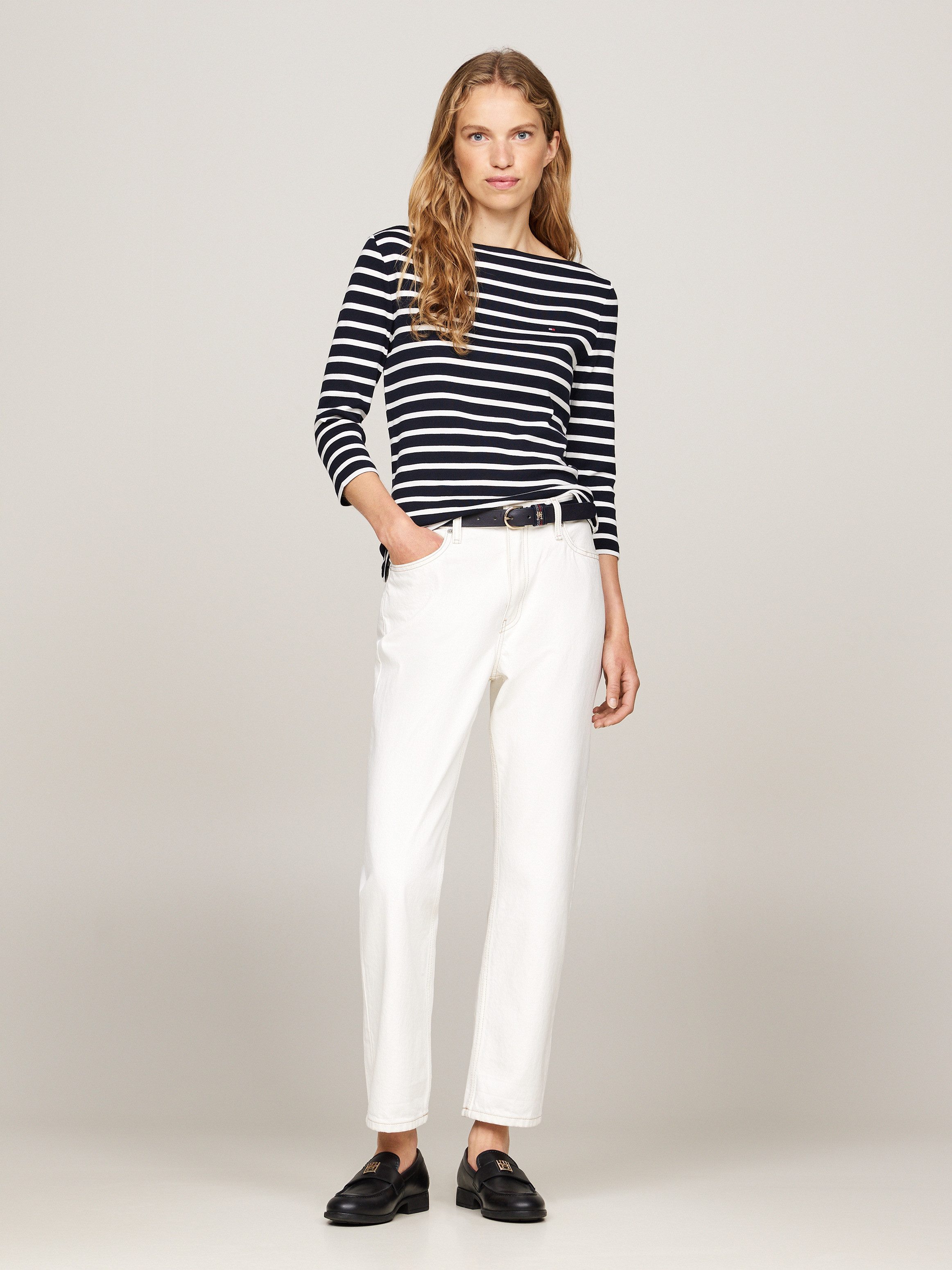Tommy Hilfiger Shirt met 3/4 mouwen NEW CODY SLIM BOAT-NK 3/4SLV