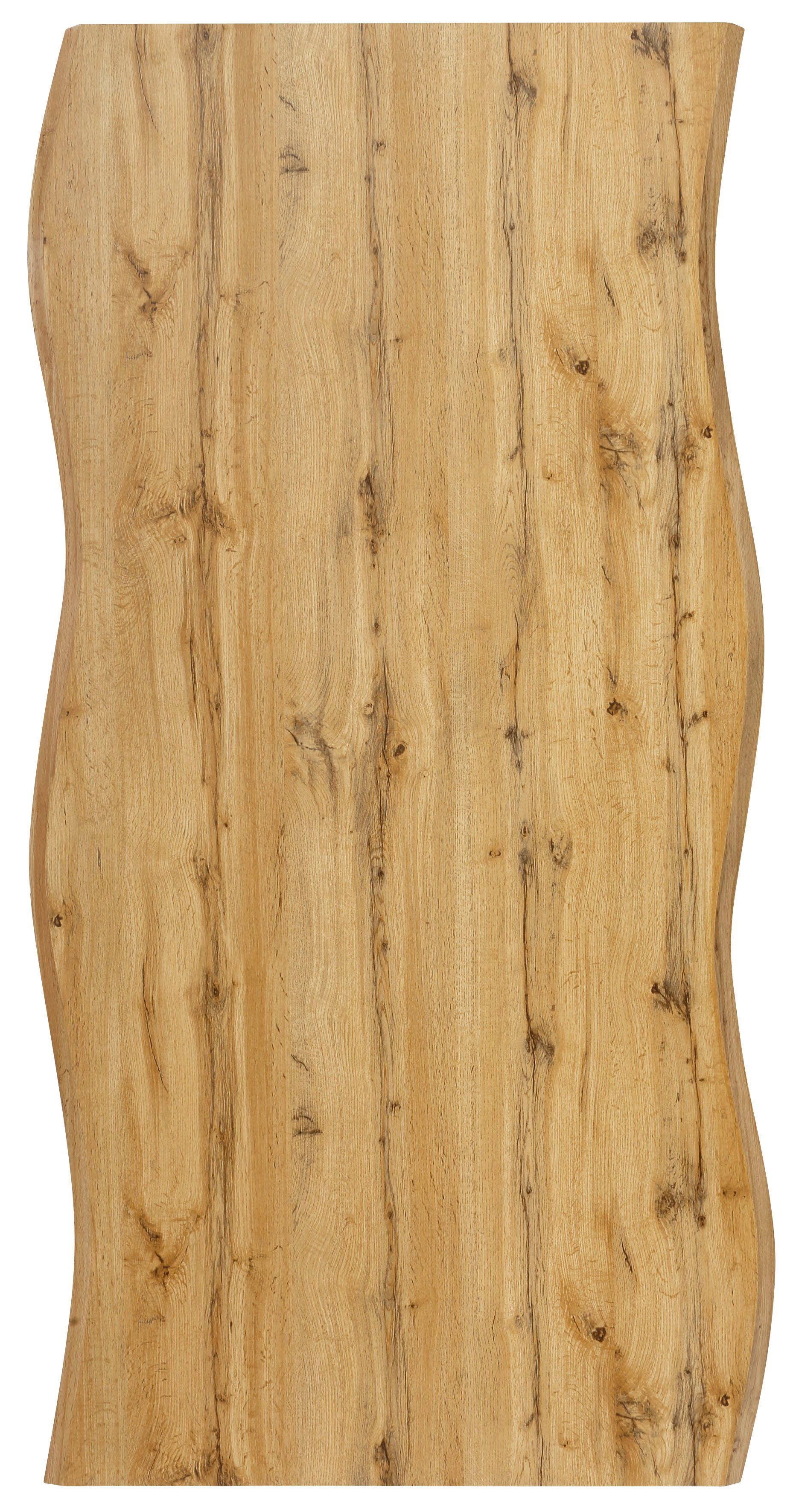 HELA Eettafel GISELLE boomkanttafel, keukentafel, TOPSELLER! OTTOs Choice Sledeframe metaal, industrieel design, 140 - 200 cm breedte, 2 kleuren