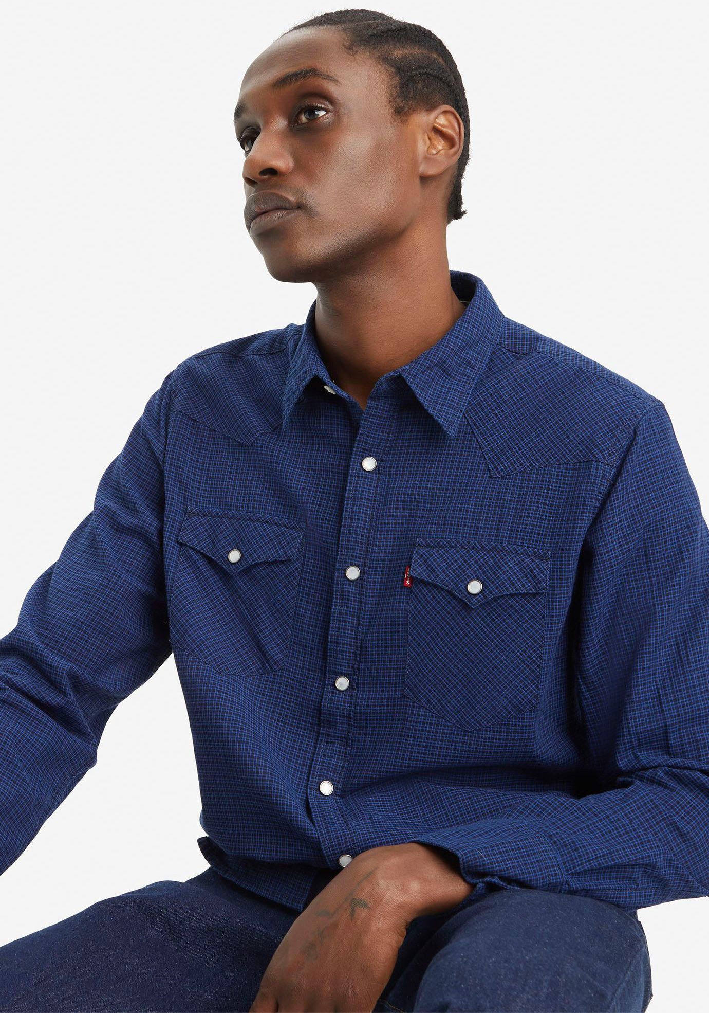 Levi's Flanellen overhemd BARSTOW WESTERN STANDARD in verschillende ruitdessins