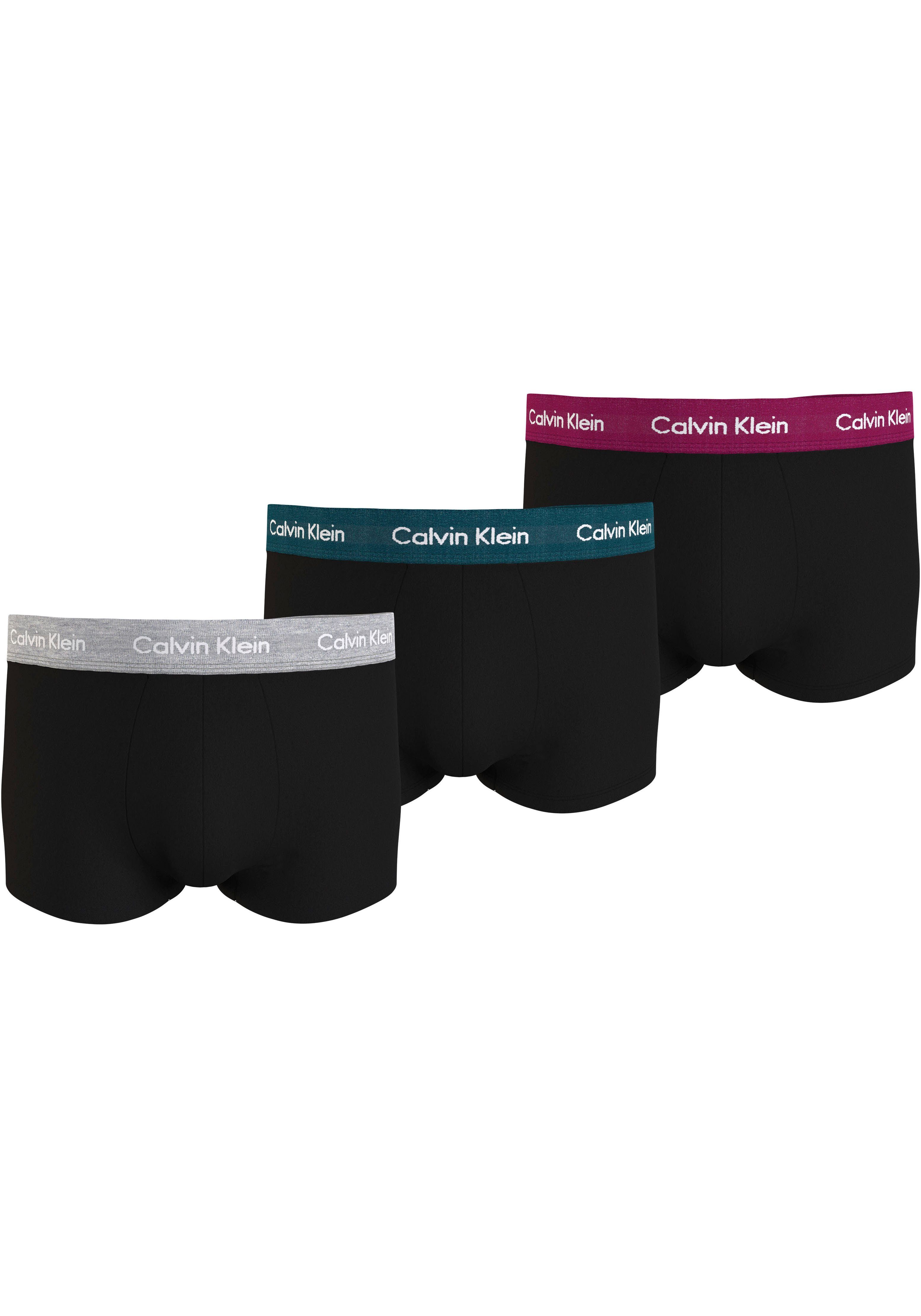 Calvin Klein Underwear Boxershort met band met label in een set van 3 stuks