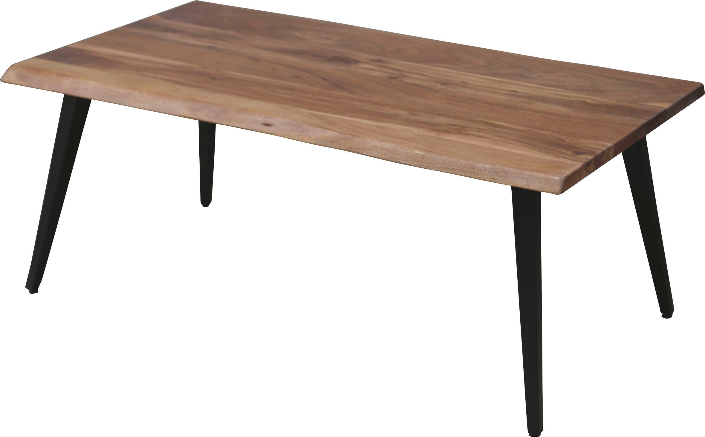 byLIVING Salontafel Caddy Tafelblad met boomstamrand, breedte 110 of 60 cm